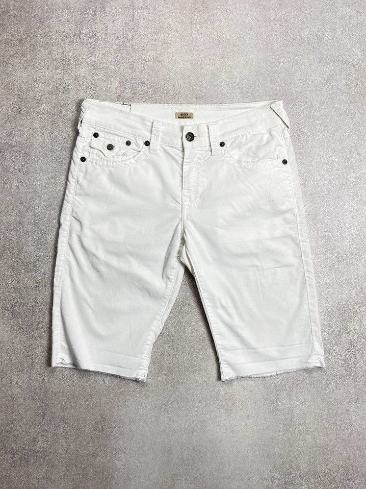 VINTAGE TRUE RELIGION CHIEF KEEF STYLE BAGGY JORTS SHORTS 32