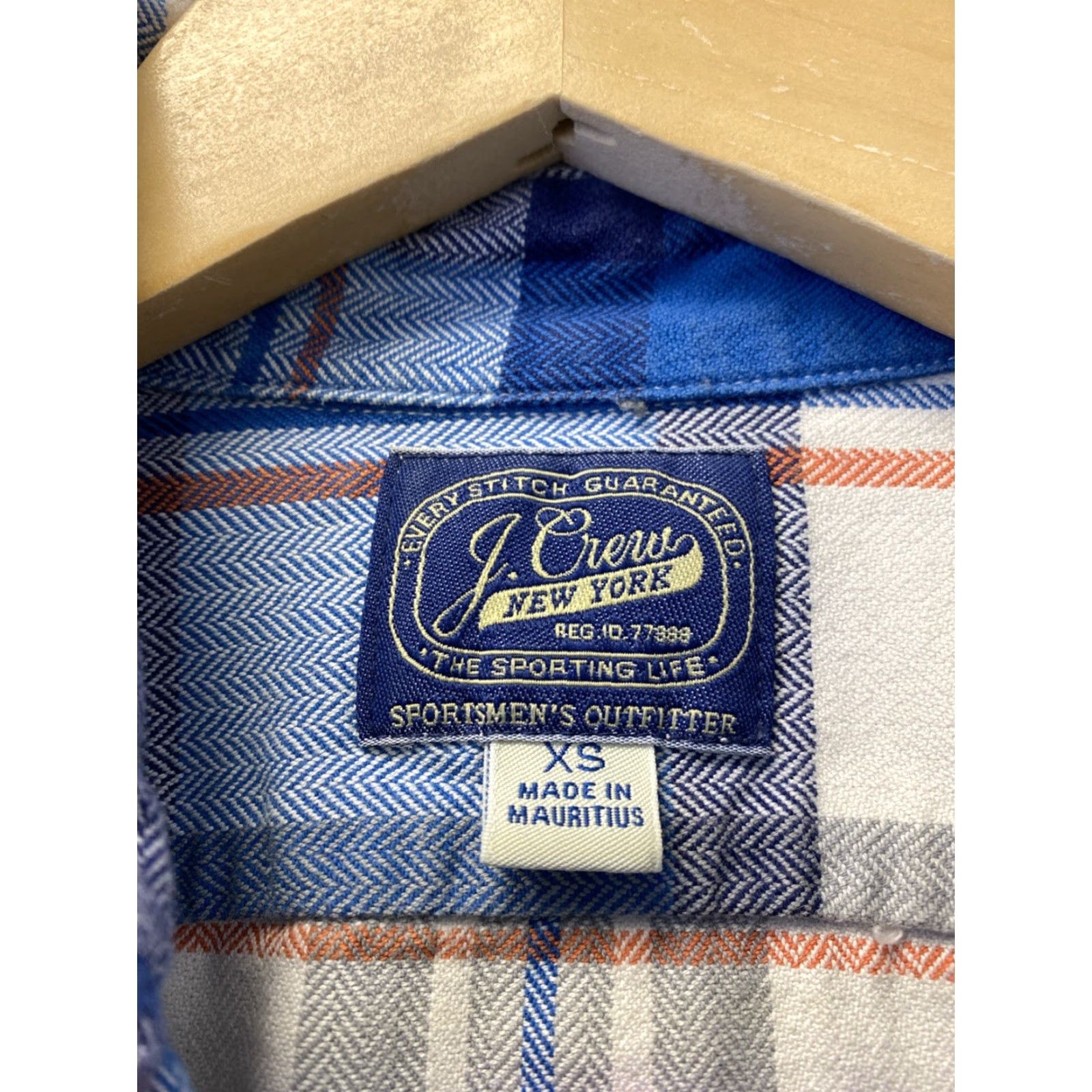 J.Crew J.CREW Mens XS Flannel 1/4 Button Up Shirt Long Sleeve Plaid Multicolor Button-Down Winter Fall Spring Casual Workwear Mens Size US XS / EU 42 / 0 - 4 Thumbnail