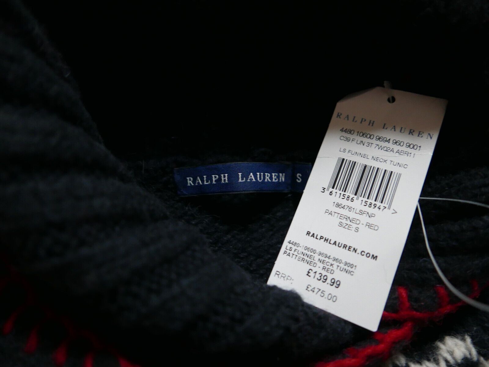 Ralph Lauren Blue Label Ralph Lauren Blue Label Sweater Shawl Holiday Wool NWT S Size US S / EU 44-46 / 1 - 4 Thumbnail