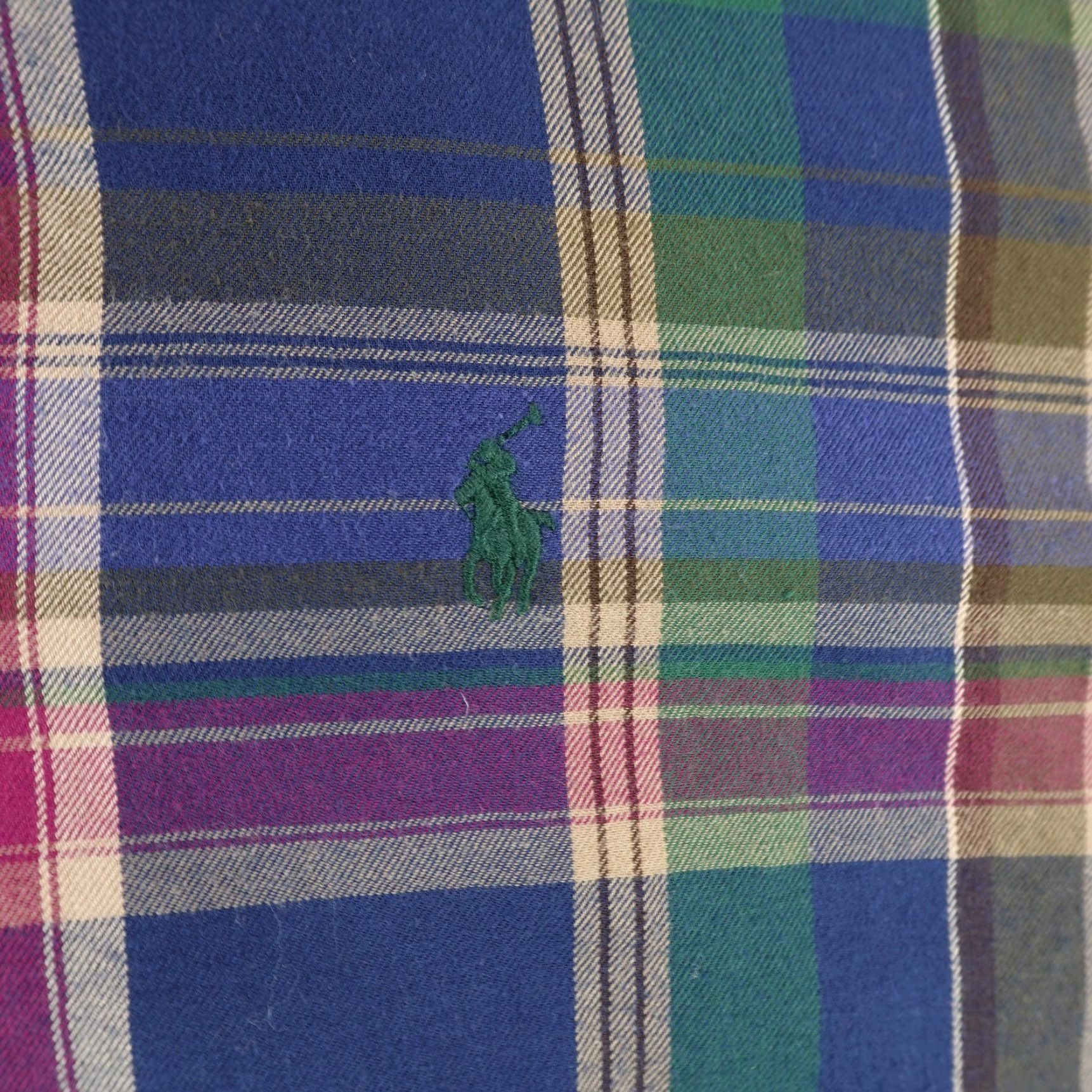 Polo Ralph Lauren Polo Ralph Lauren Plaid Button-Up Shirt Mens XL Blue Green Pink Long Sleeve Classic Pony Size US XL / EU 56 / 4 - 3 Thumbnail