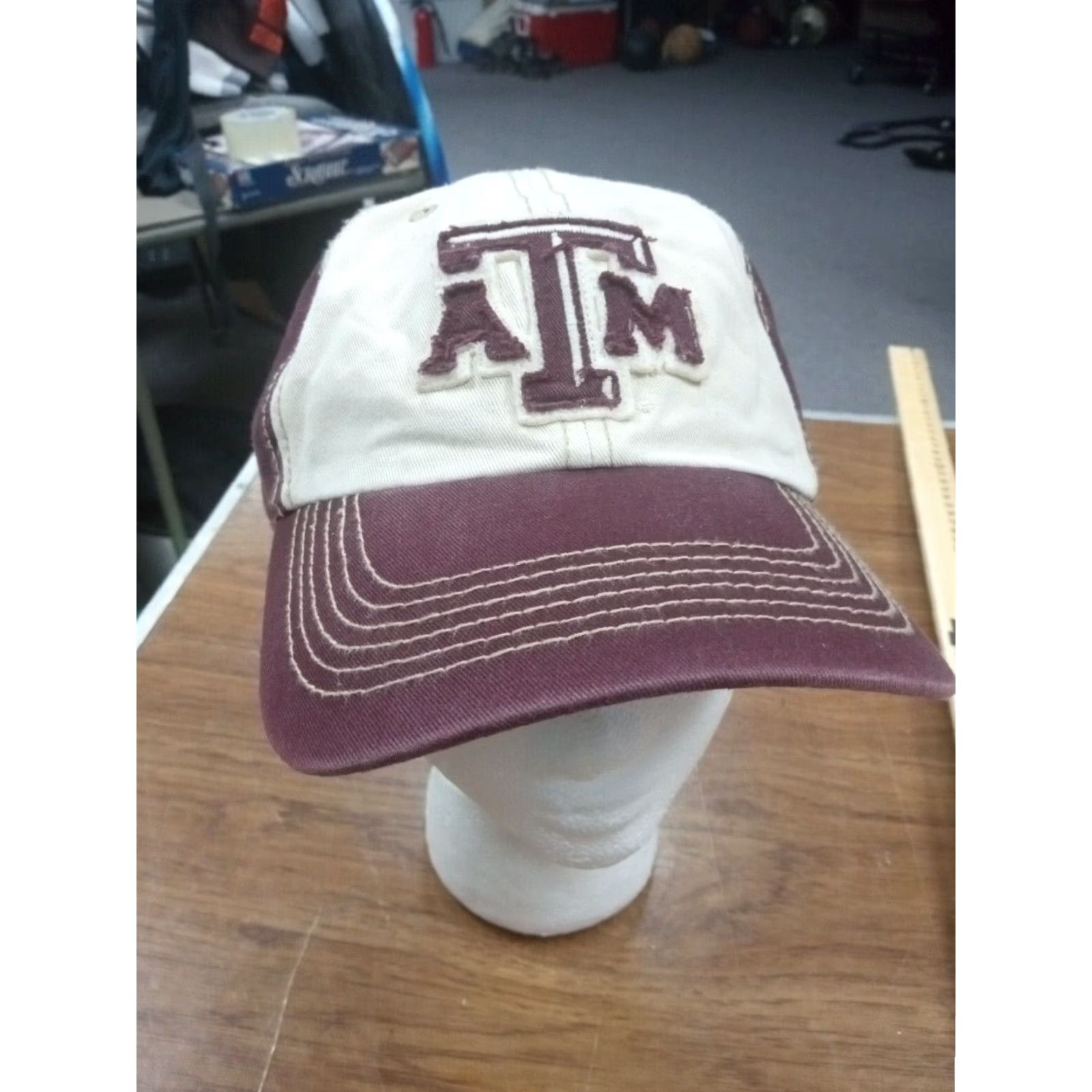 47 Texas A&M Aggies Hat Unisex Adults One Size maroon & white official NCAA merchandise 47 Brand Baseball Adjustable Size ONE SIZE - 2 Thumbnail