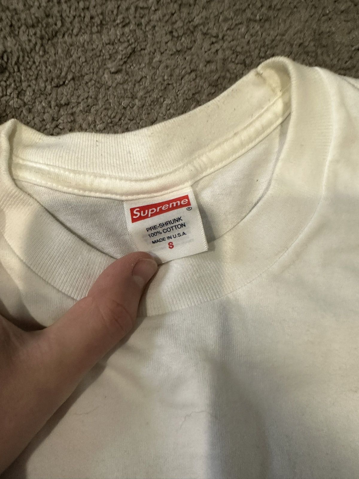 Supreme Supreme Phrase Logo T Shirt Size US S / EU 44-46 / 1 - 5 Thumbnail