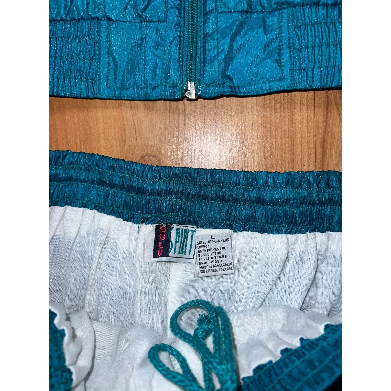 Vintage Vintage Womens Track Suit Nylon Tracksuit Set 90s VTG Large Size L / US 10 / IT 46 - 8 Thumbnail