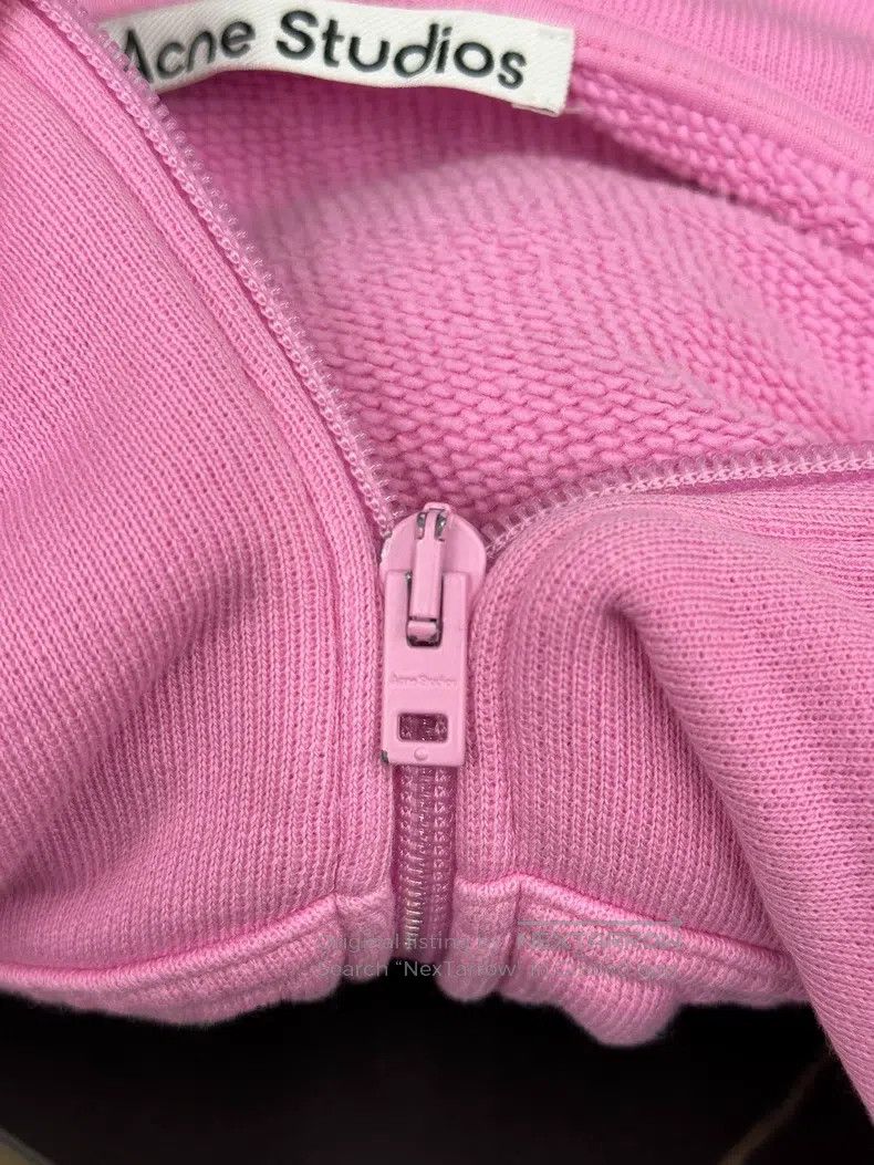Acne Studios Acne Studios Pink Hooded Sweatshirt Size XXS / US 00 / IT 34 - 4 Thumbnail