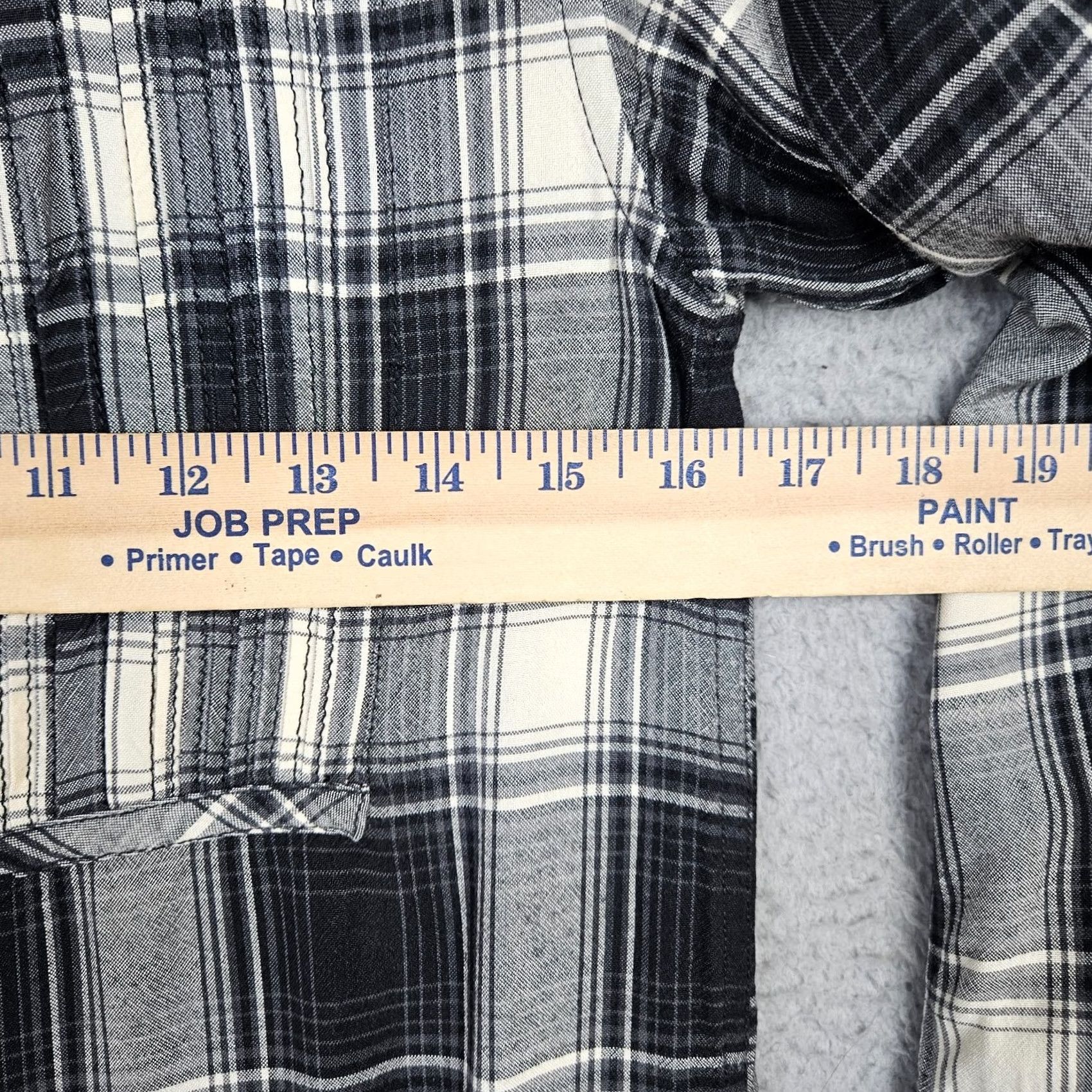 Vintage VINTAGE DENIM & SUPPLY RALPH LAUREN Women's Plaid Button-Up Shirt XS Gray Black Size XS / US 0-2 / IT 36-38 - 6 Thumbnail