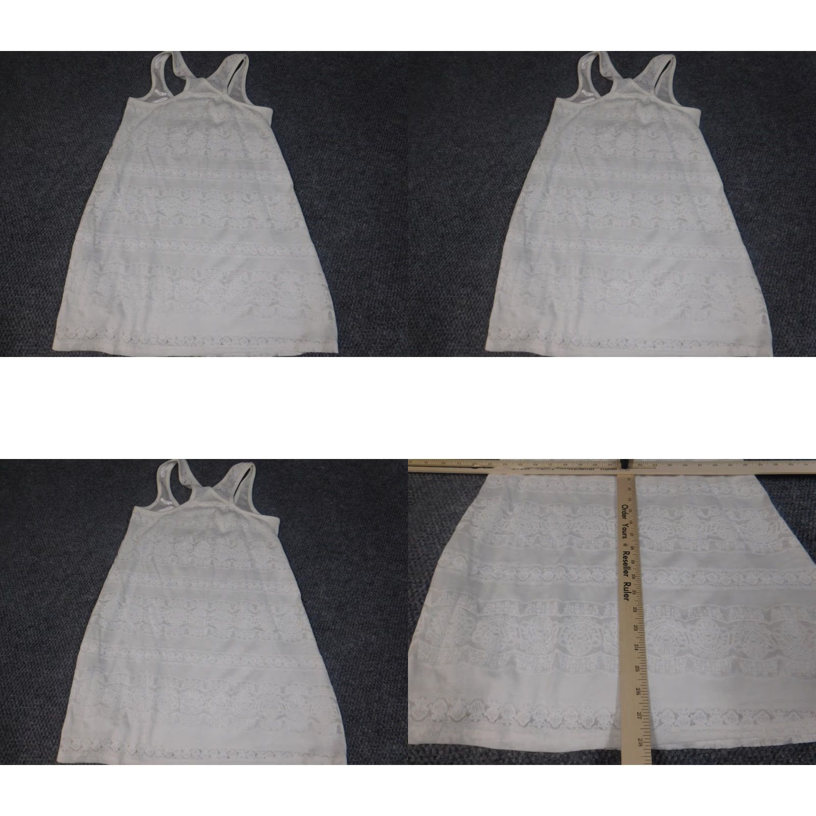 Vintage Tahari Blouse Sleeveless White Small S Tunic Cotton Polyester Rayon Crew Neck Pullover Casual Womens Regular Vintage No Size S / US 4 / IT 40 - 8 Thumbnail