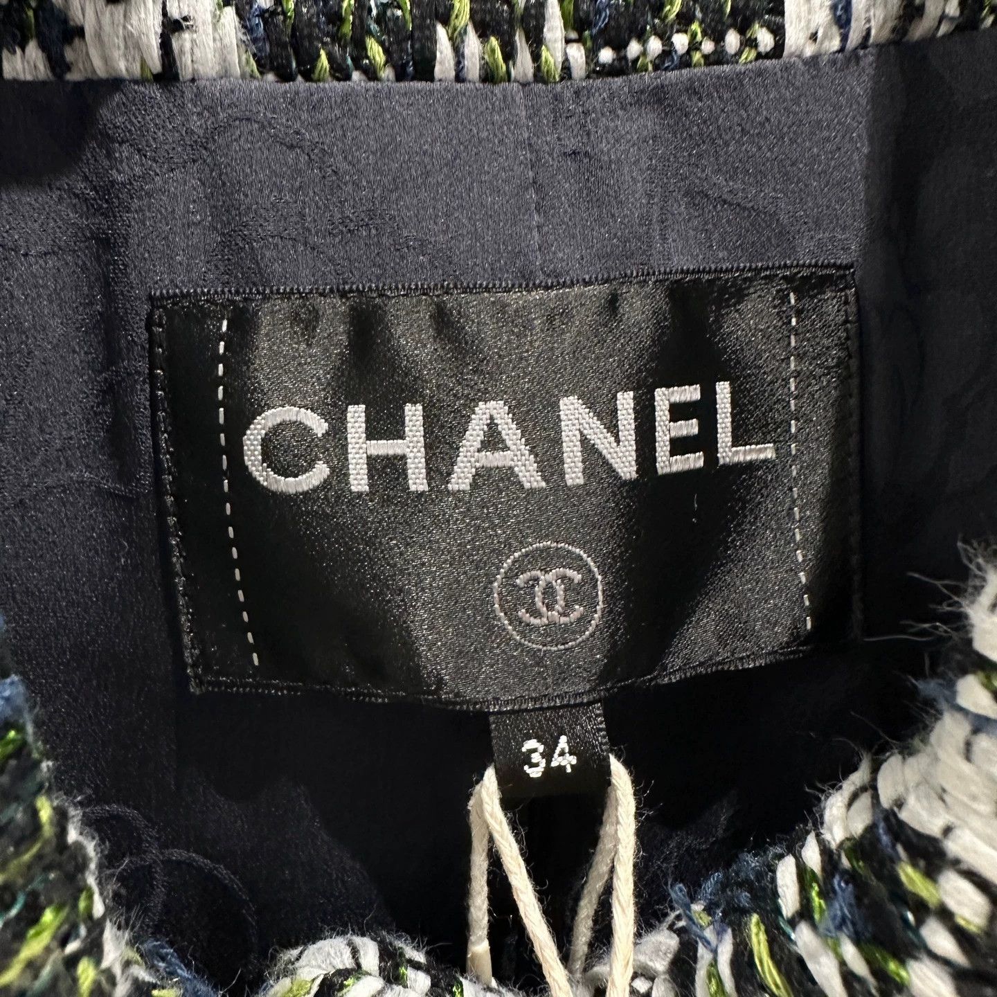 Chanel Chanel may284 Waterfall tweed fringe vest 34 Cotton Size XS / US 0-2 / IT 36-38 - 3 Thumbnail