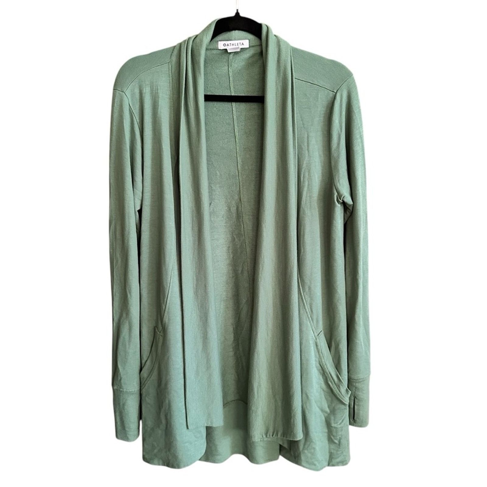 Athleta Athleta Pranayama Restore Wrap Cardigan – Green – Size M Size M / US 6-8 / IT 42-44 - 2 Thumbnail