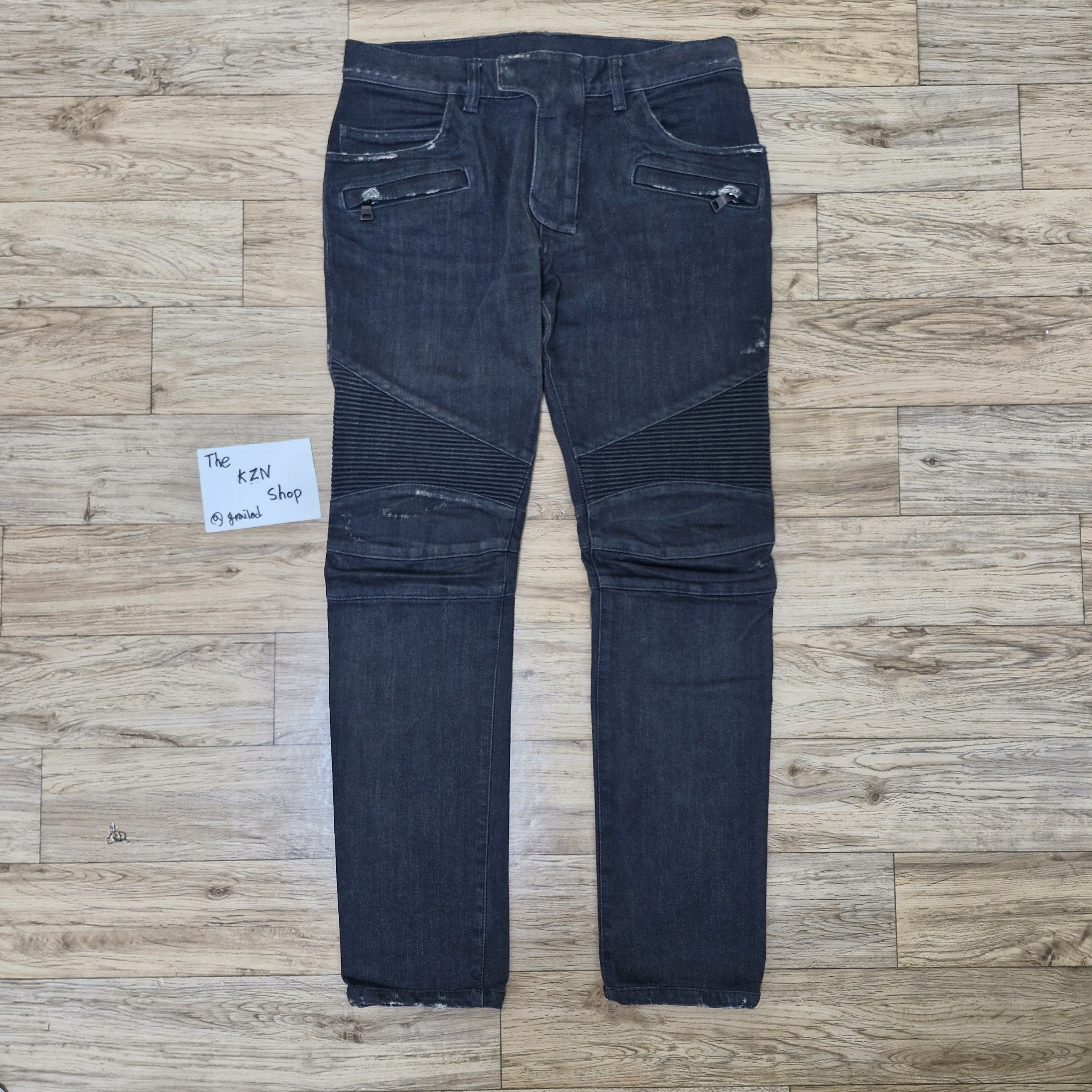 レア Balmain Decarnin(デカルナン)期Biker jeans Balmain | Jeans | Nwt Balmain Decarnin Campaign Eagle Biker