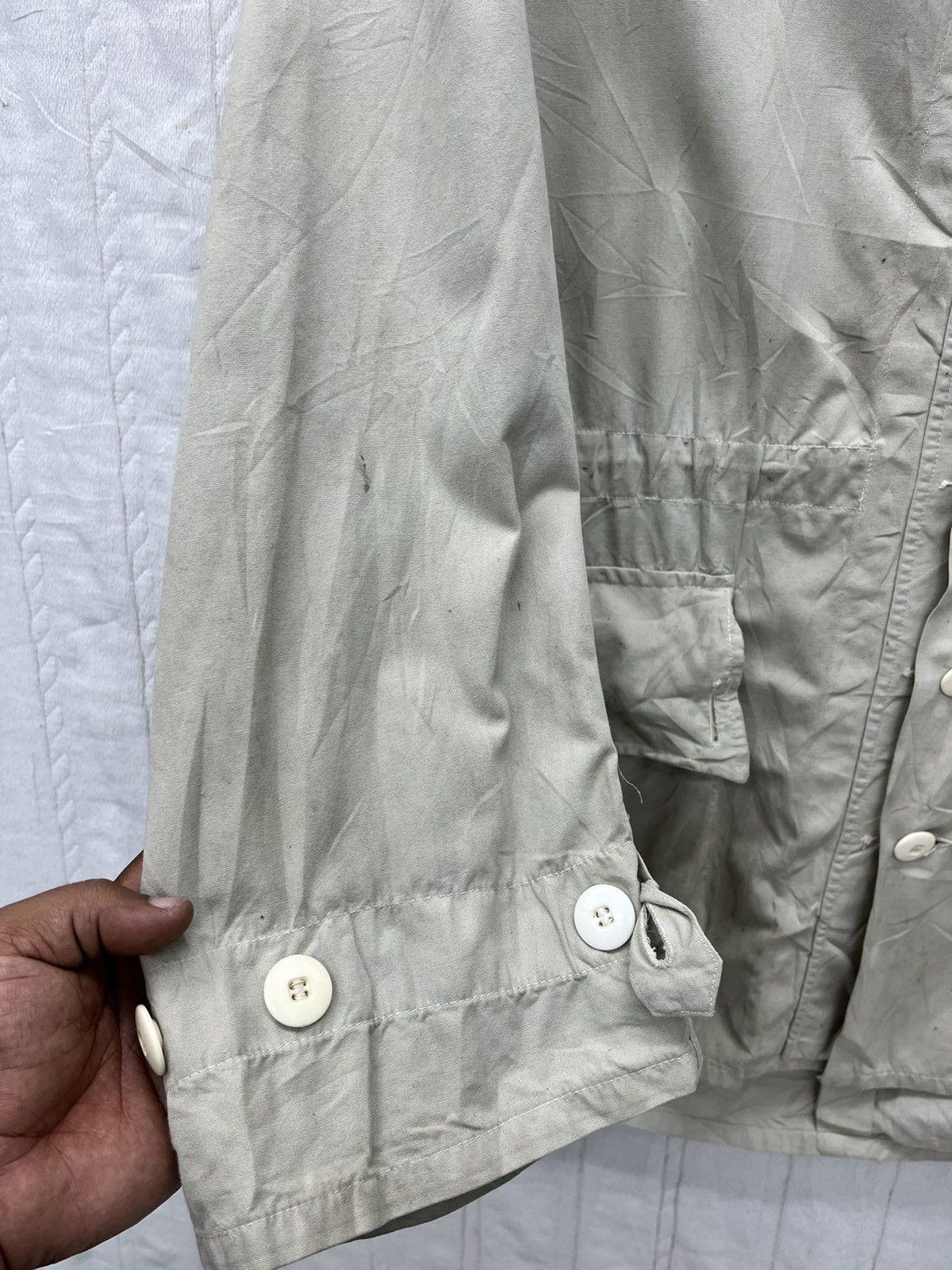 Vintage C-50 70'S SWEDISH ARMY M-62 SNOW PARKA SMOCK Size US L / EU 52-54 / 3 - 6 Thumbnail
