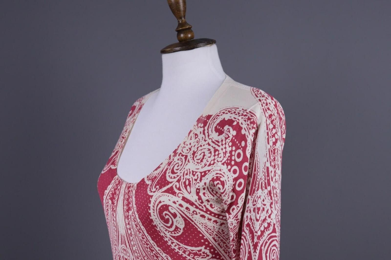 Etro Etro Milano Multicolour Paisley Silk Top Shirt Size 42 Size M / US 6-8 / IT 42-44 - 12 Thumbnail