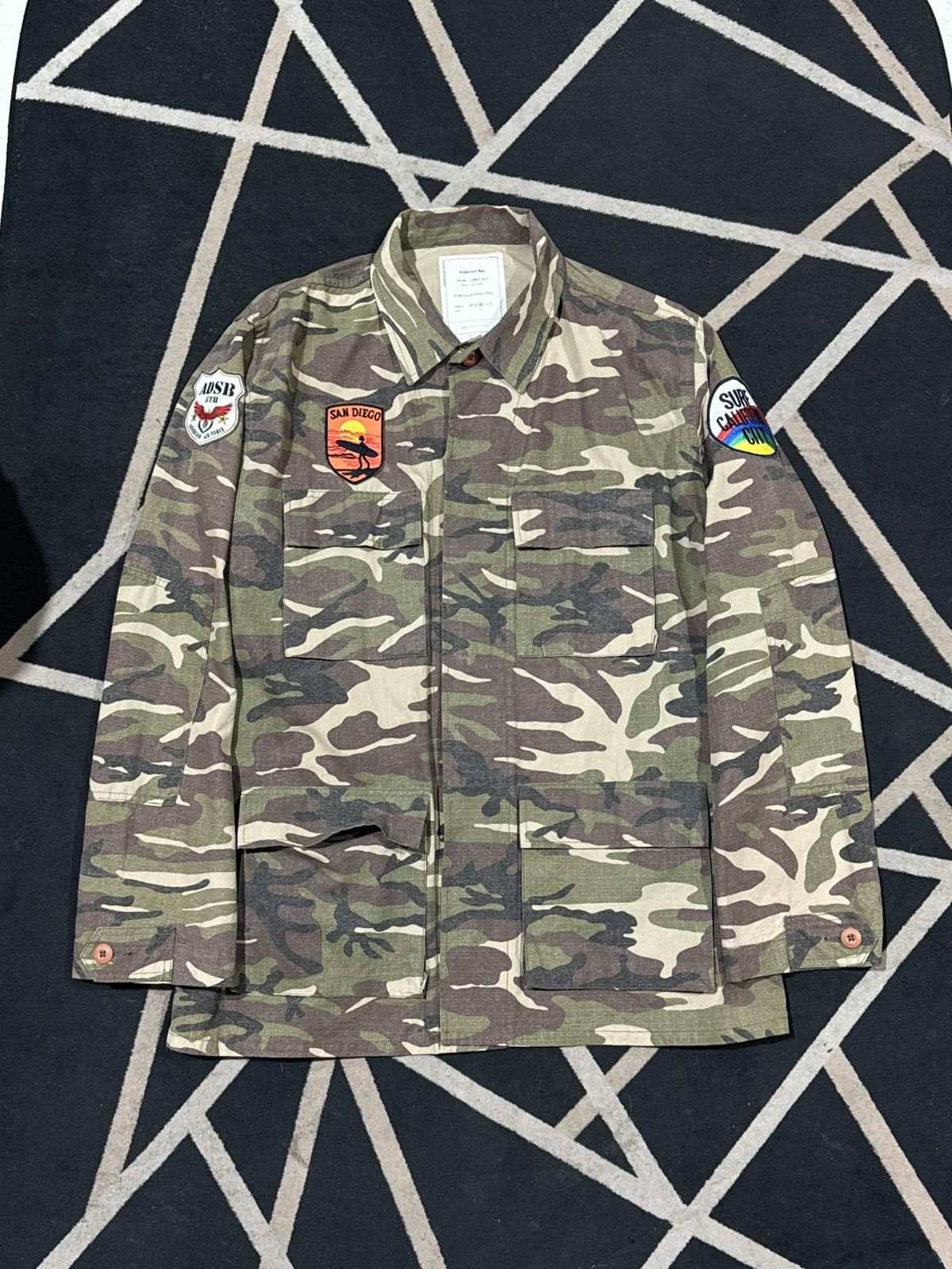 Andersson Bell Andersson Bell SS17 Field Jacket Camouflage Jw Andersson Size US M / EU 48-50 / 2 - 4 Thumbnail