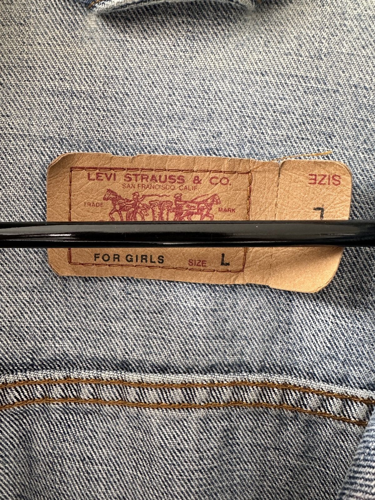 Levi's × Levi's Vintage Clothing Vintage Levi’s Denim Jeans Faded Jacket Size L / US 10 / IT 46 - 5 Thumbnail