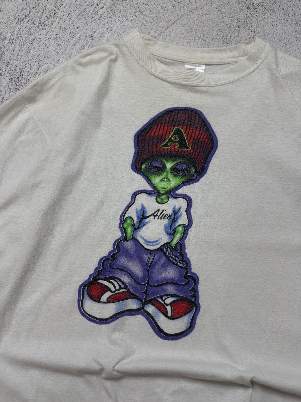 Vintage Vintage Alien T-Shirt Size US XXL / EU 58 / 5 - 5 Thumbnail