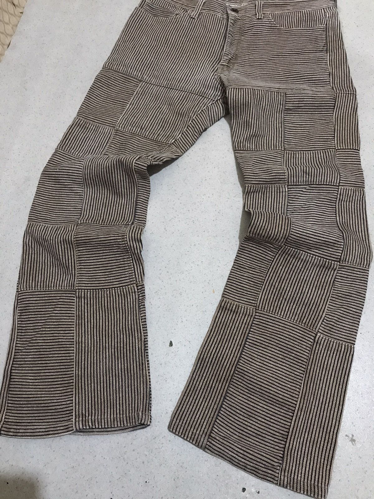 Hickory Rupert Flared Denim Patchwork