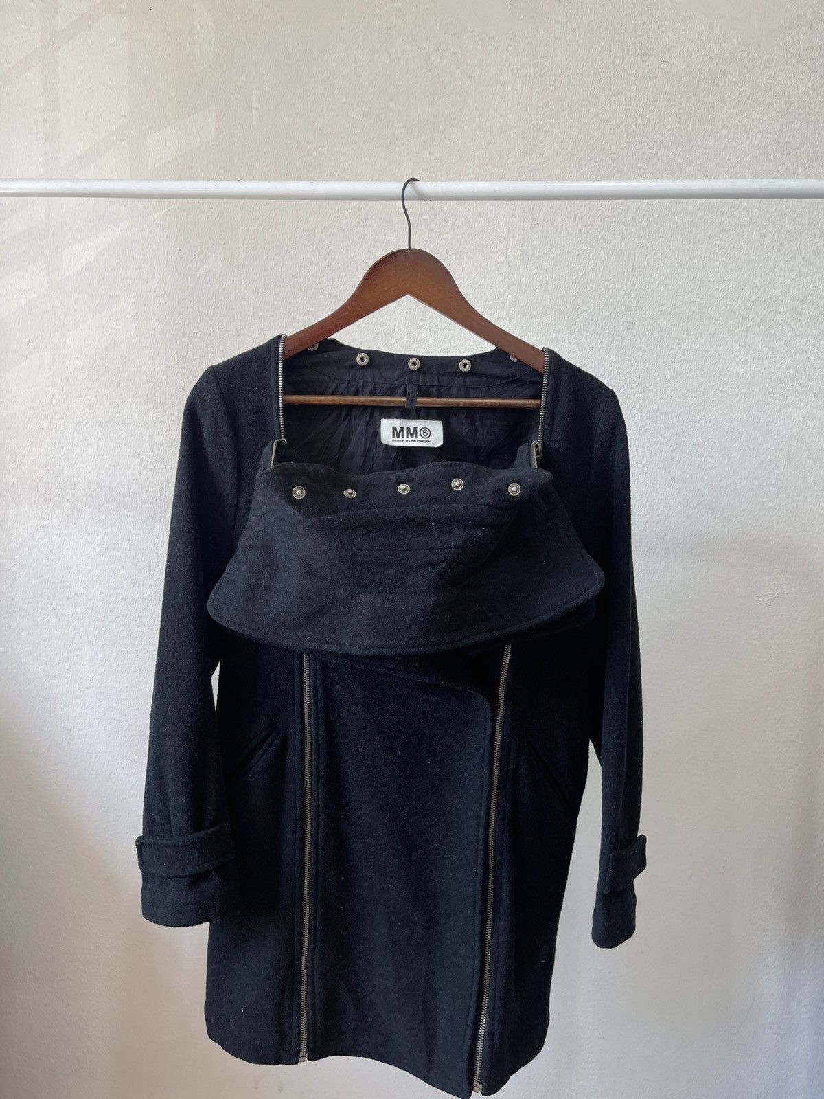Maison Margiela A/W 2011 Maison Margiela MM6 Detachable Zipper Wool Jacket Size US S / EU 44-46 / 1 - 7 Thumbnail