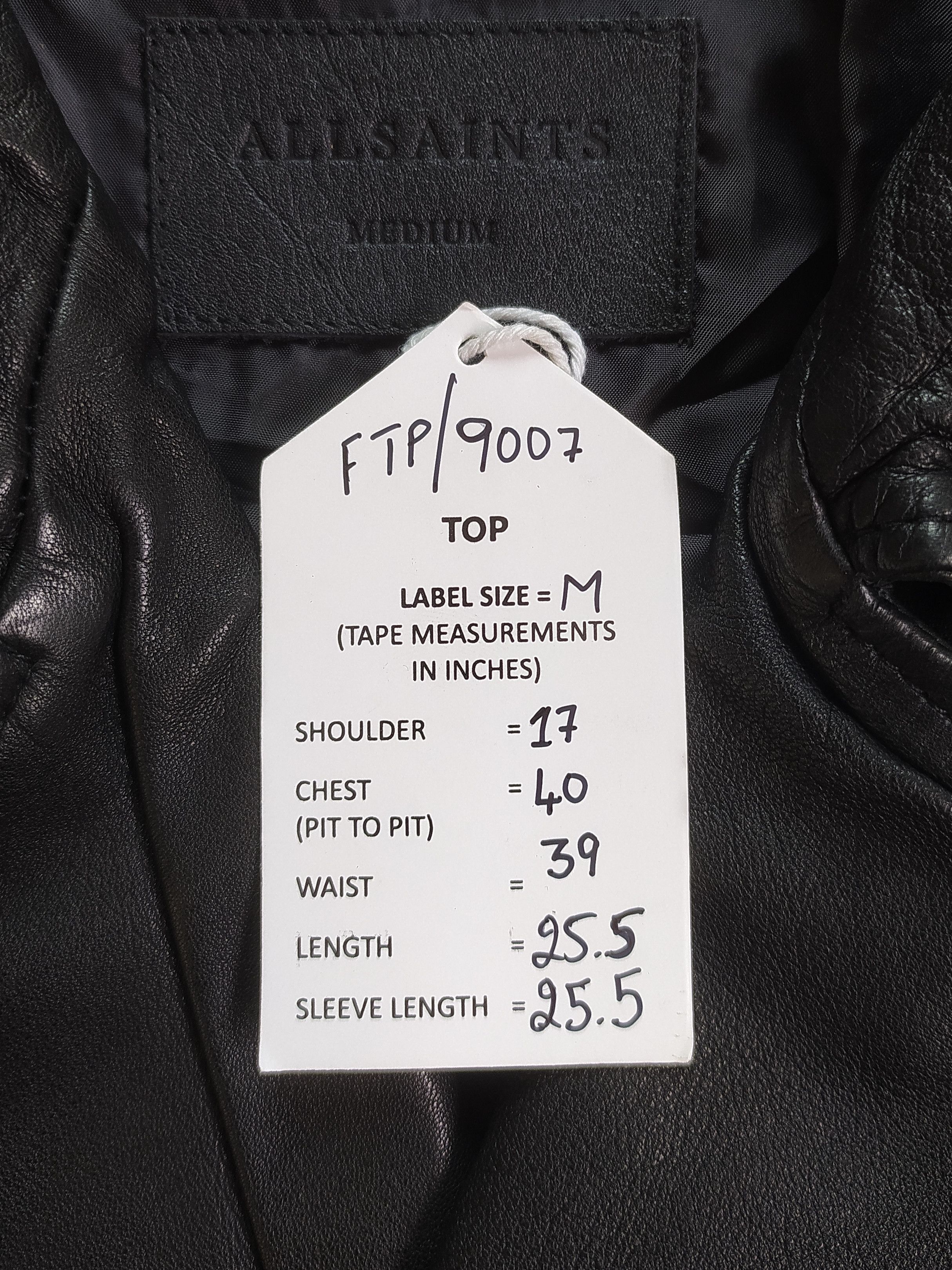 Allsaints ALLSAINTS Lomi Biker Leather jacket Free Shipping FTP/9007 Size M / US 6-8 / IT 42-44 - 10 Thumbnail