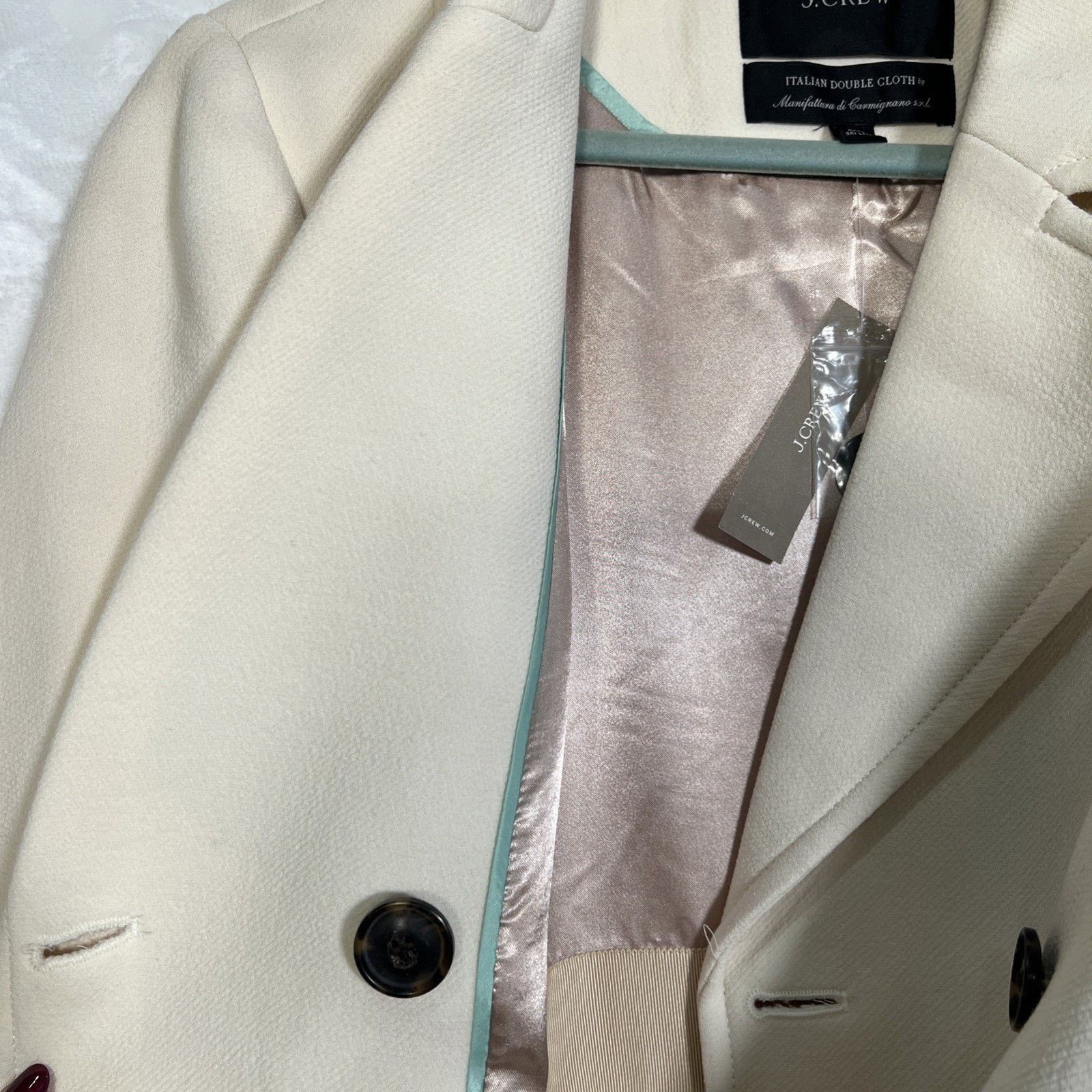 J.Crew Double-breasted lady coat in Italian double-cloth wool Sz 16 Size XXL / US 16-18 / IT 52-54 - 17 Thumbnail