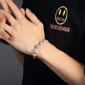 Japanese Brand × Jewelry 12 mm Round Zircon bracelet Size ONE SIZE - 1 Thumbnail