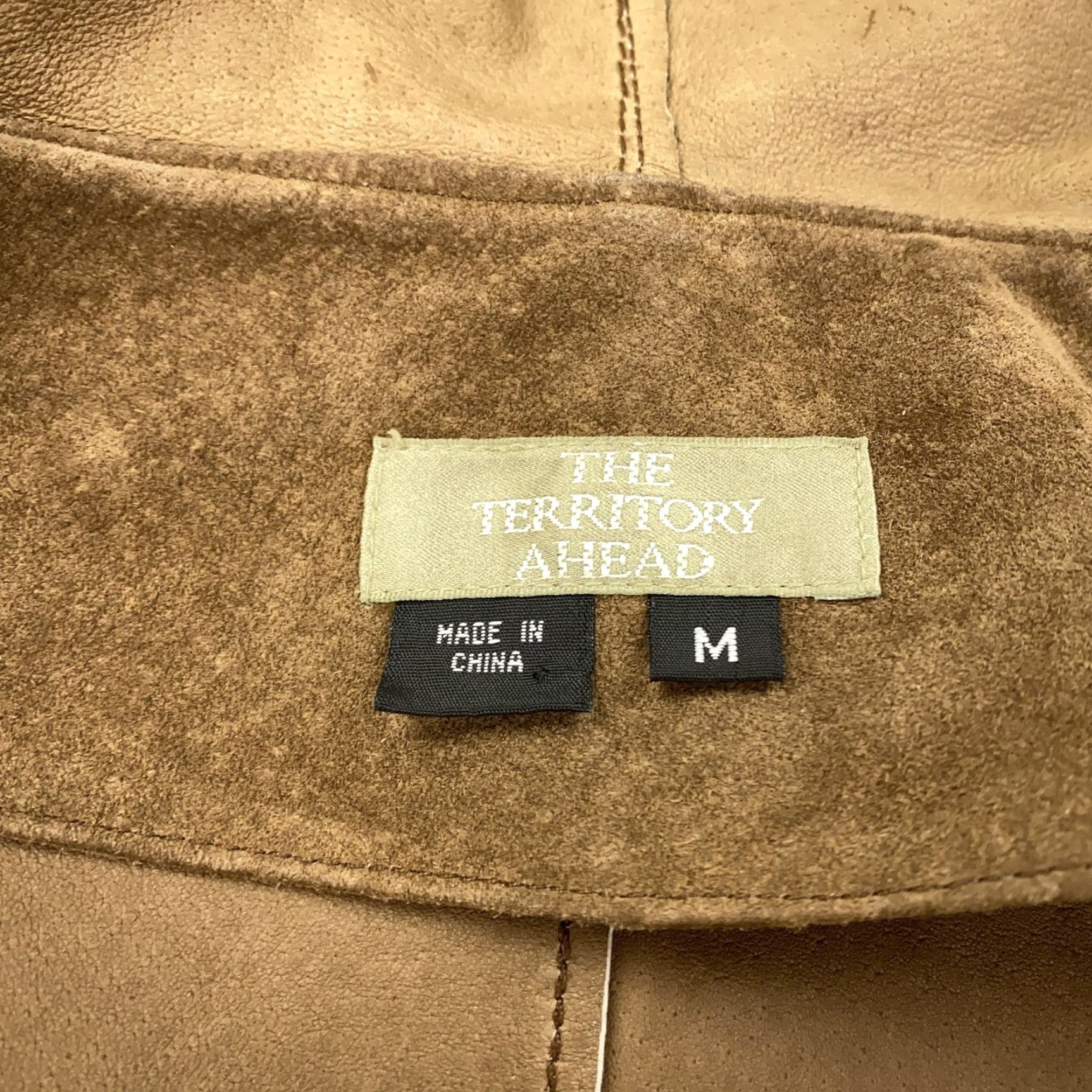 The Territory Ahead The Territory Ahead Jacket Womens Medium Brown Suede Hooded Full Zip Anorak Size M / US 6-8 / IT 42-44 - 4 Thumbnail