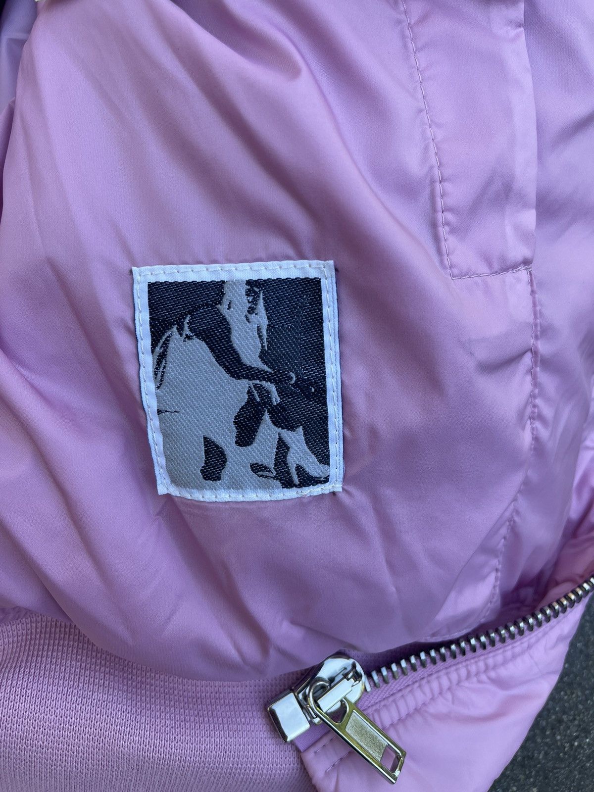 Rick Owens MENS L AW21 WOMENS/UNISEX PADDED BOMBER JACKET DIRTY PINK Size US M / EU 48-50 / 2 - 8 Thumbnail
