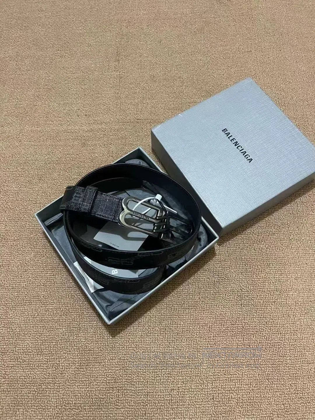 Balenciaga Balenciaga Double B Belt with Tag. Size ONE SIZE - 2 Thumbnail