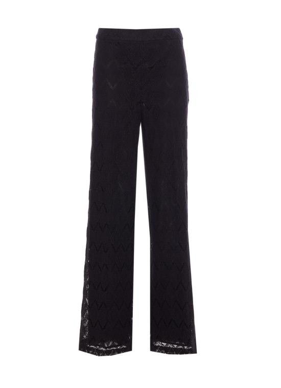 TWINSET TWINSET Women Straight Pants 251TP2409 00006 Black Size 28" / US 6 / IT 42 - 1 Thumbnail