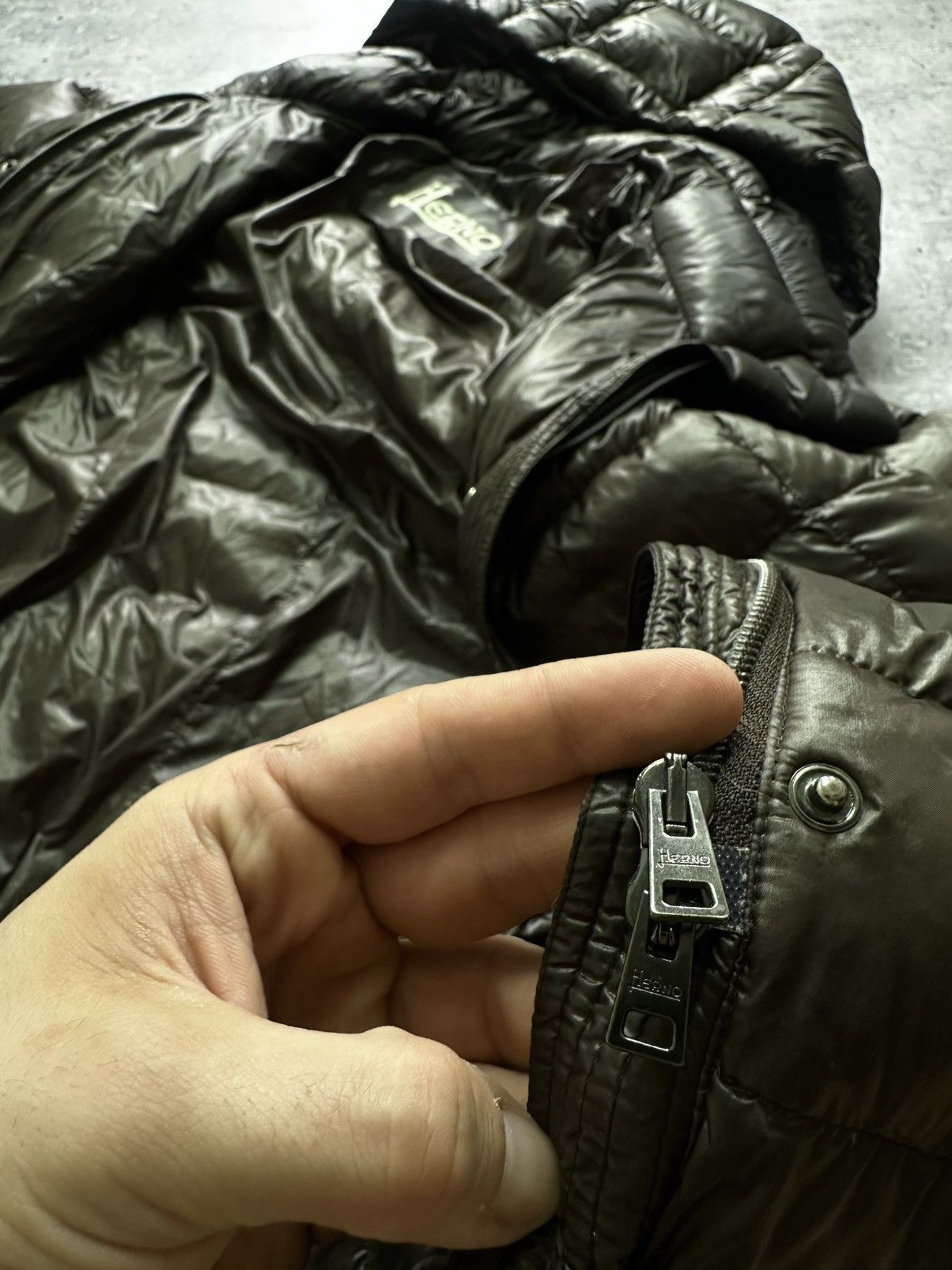 Herno Herno Luxury Down Hooded Puffer Y2K Coat Jacket Size M / US 6-8 / IT 42-44 - 10 Thumbnail