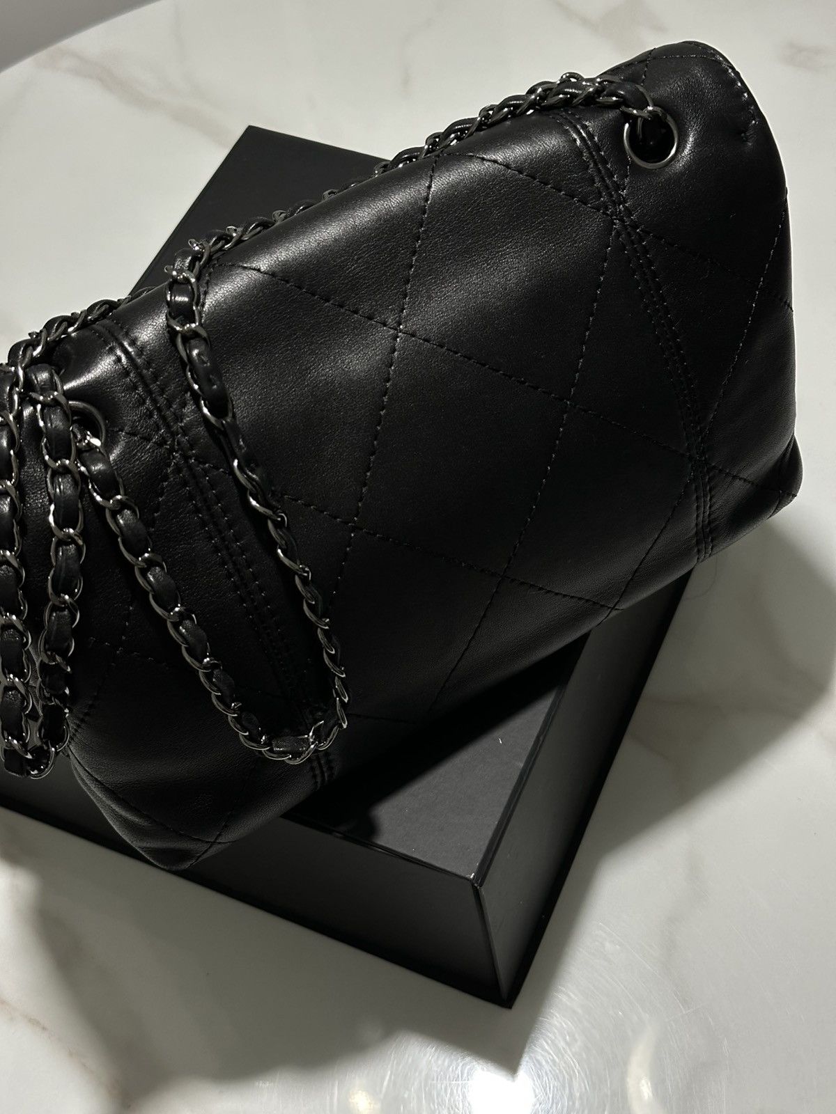 Chanel CHANEL - Lambskin Quilted Large Soft Touch Flap Size ONE SIZE - 3 Thumbnail