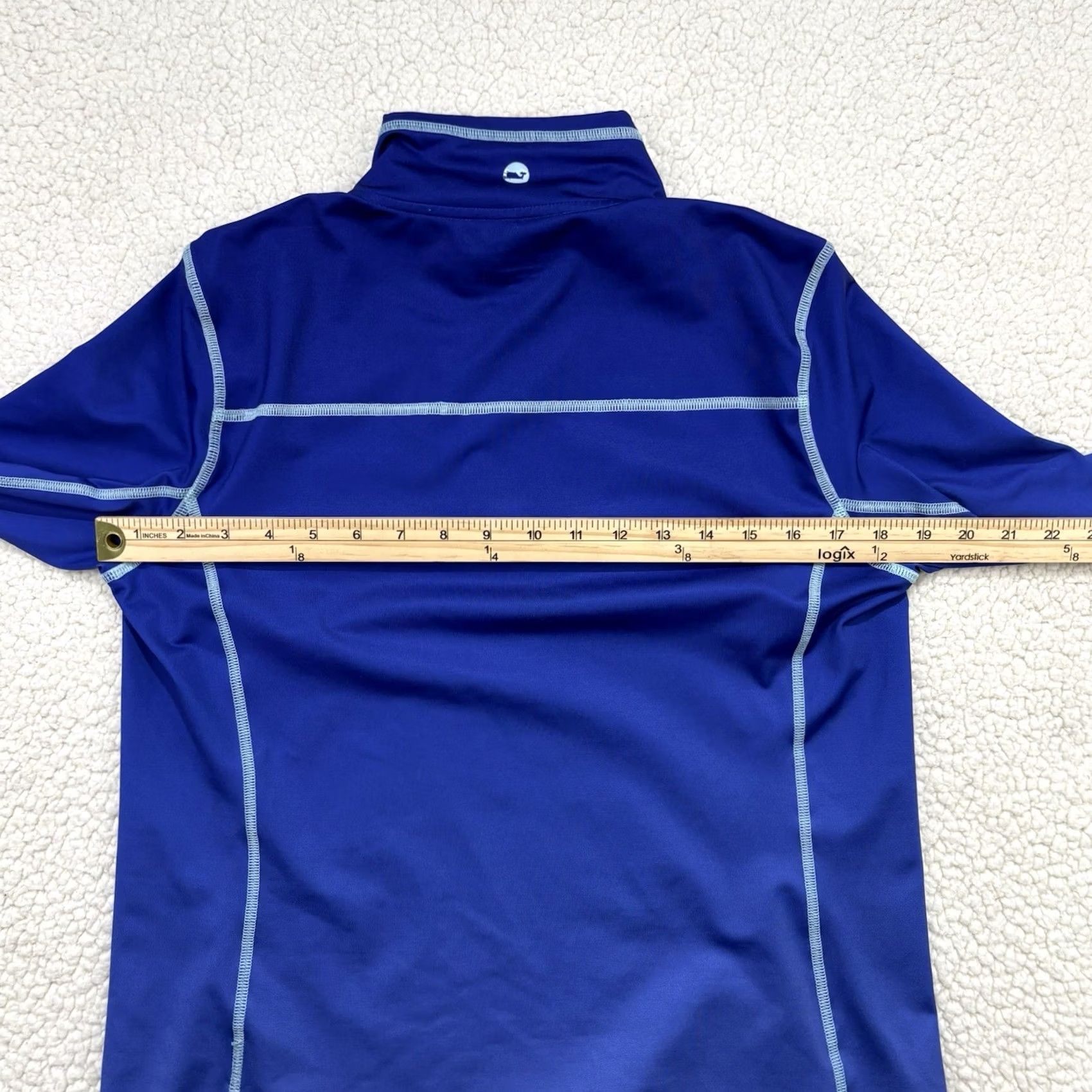 Vineyard Vines Vineyard Vines 1/4 Zip Pullover Jacket Long Sleeve Blue Women’s M Activewear Logo Classic Size M / US 6-8 / IT 42-44 - 5 Thumbnail