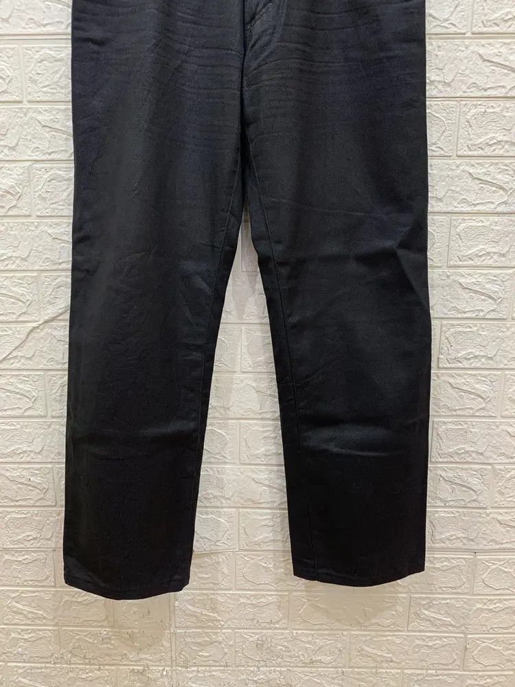 Versace Vintage Versace black wax denim pants Size US 31 - 12 Thumbnail
