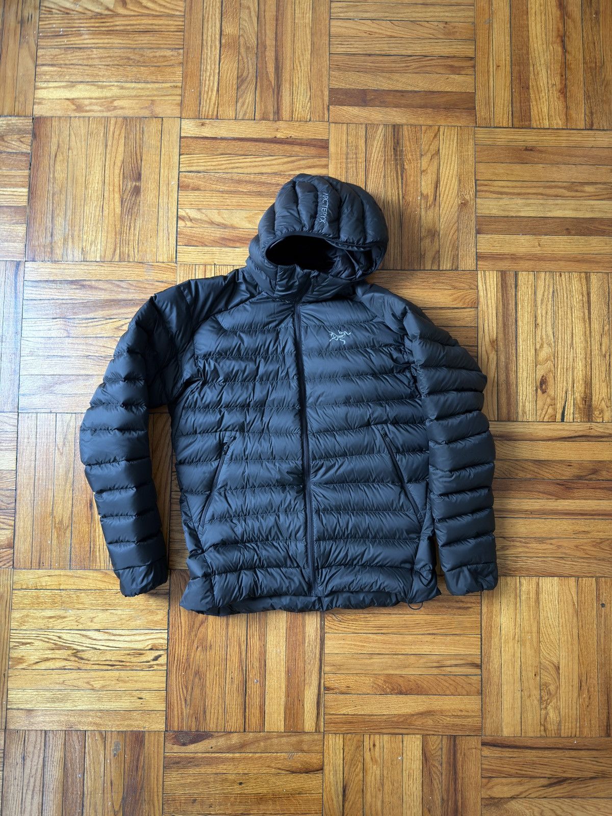Pre-owned Arc'teryx Cerium Lt Hoodie Jacket In Black