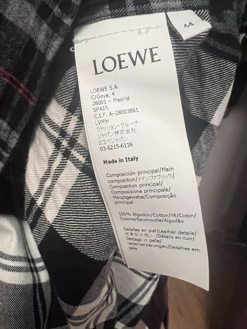 Loewe LOEWE Spliced shirt jacket Size L / US 10 / IT 46 - 4 Thumbnail