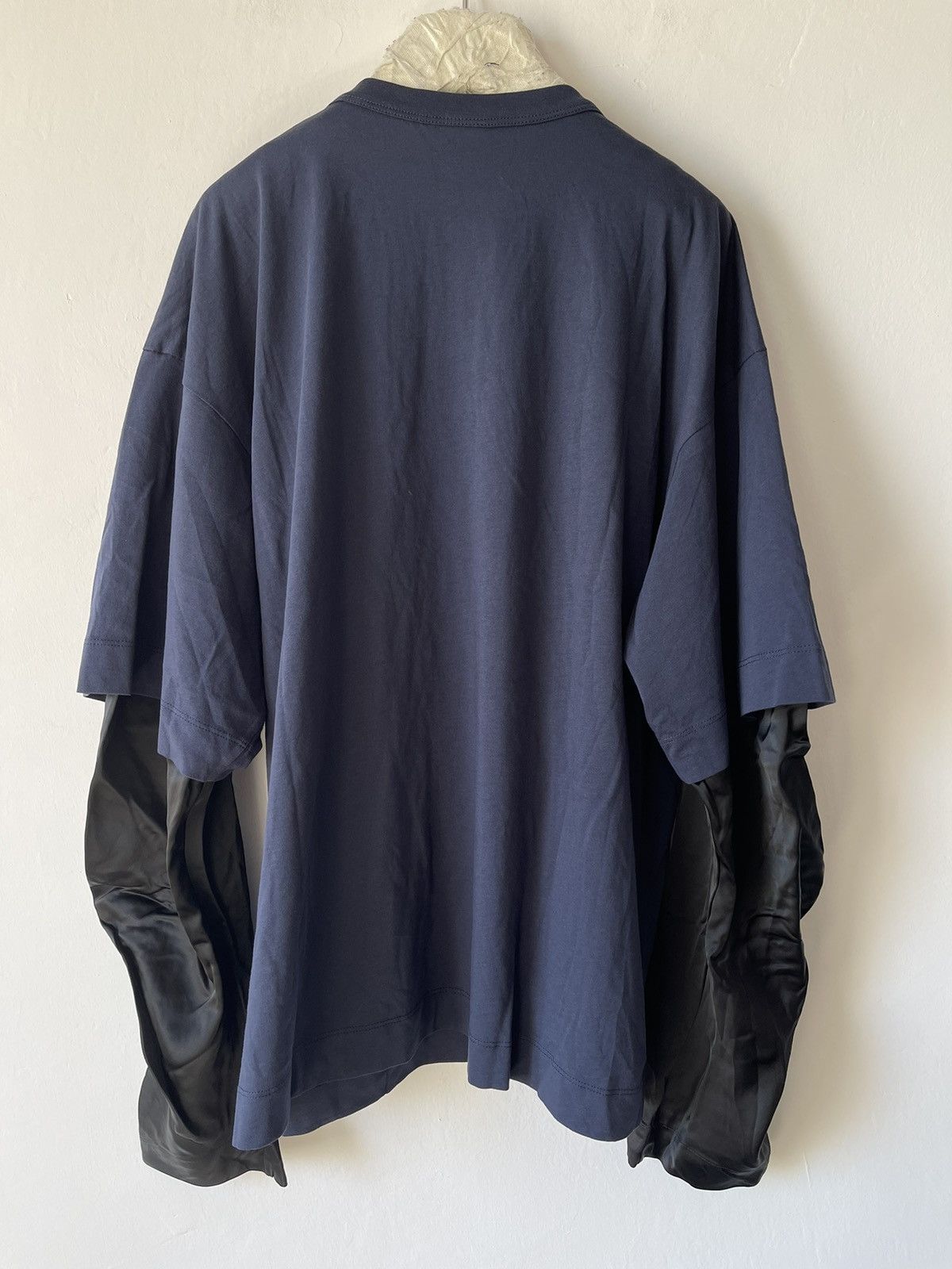 Dries Van Noten Navy Layered Long Sleeve T-Shirt Size US S / EU 44-46 / 1 - 3 Thumbnail