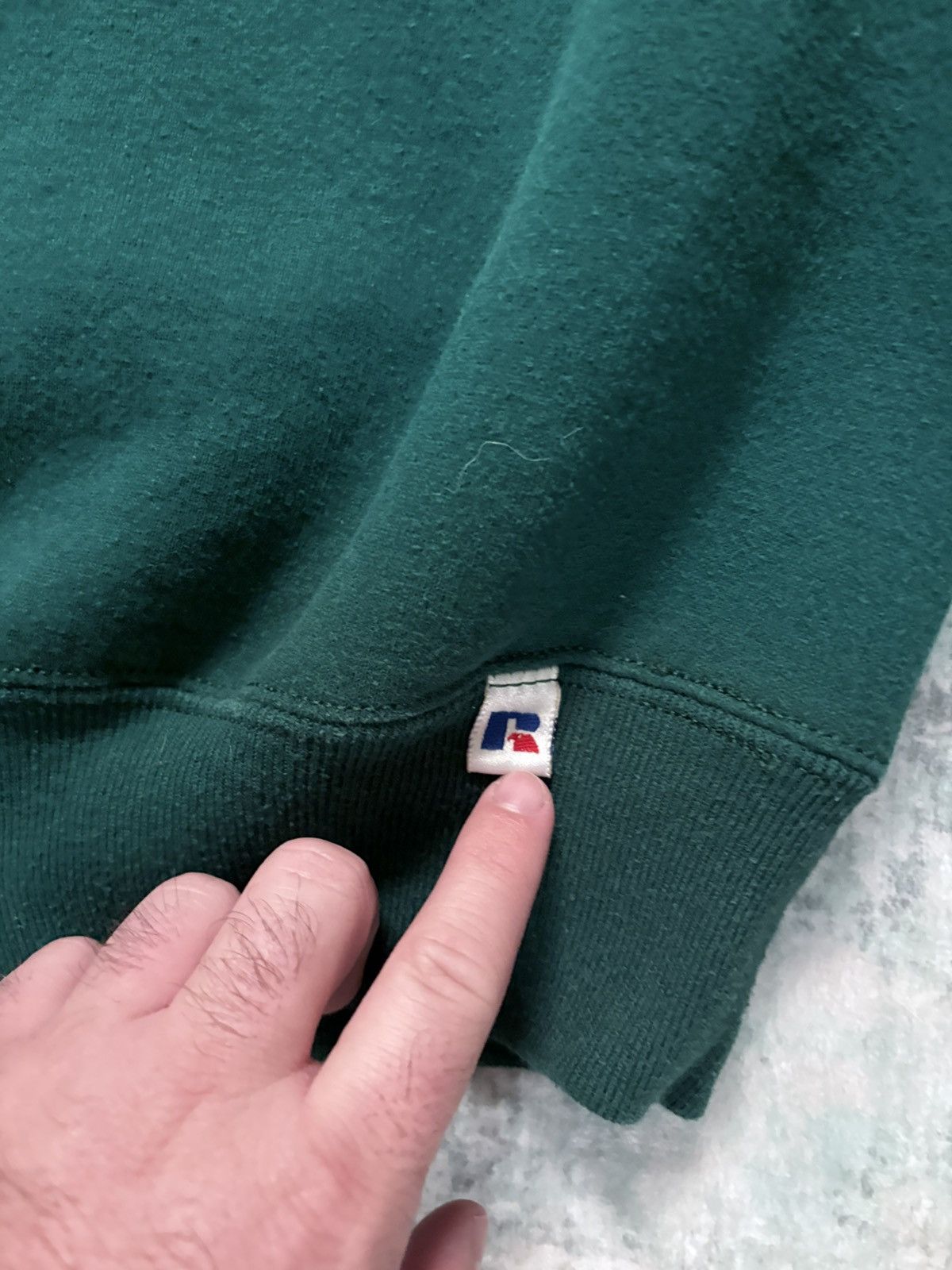 Russell Athletic 90’s Russell Athletic Vintage Forest Green Vintage Sweat Size US XL / EU 56 / 4 - 2 Thumbnail