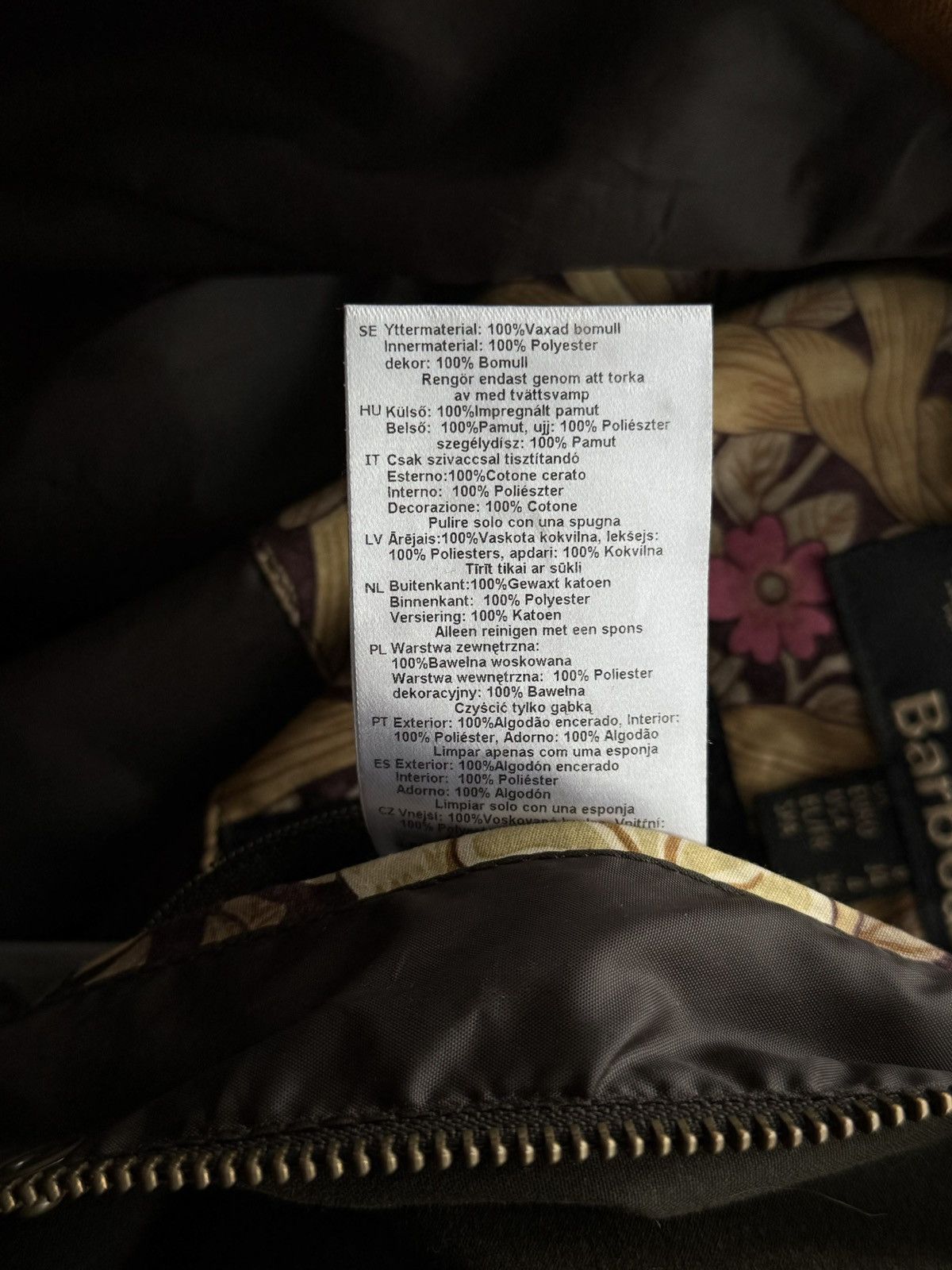 Barbour Barbour x William Morris Manderston waxed jacket Size S / US 4 / IT 40 - 13 Thumbnail