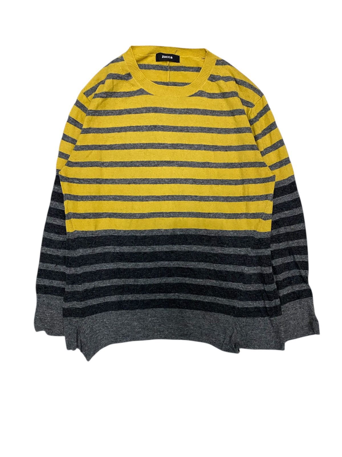 Zucca 2000s Stripe wool knit shirt Size M / US 6-8 / IT 42-44 - 1 Thumbnail