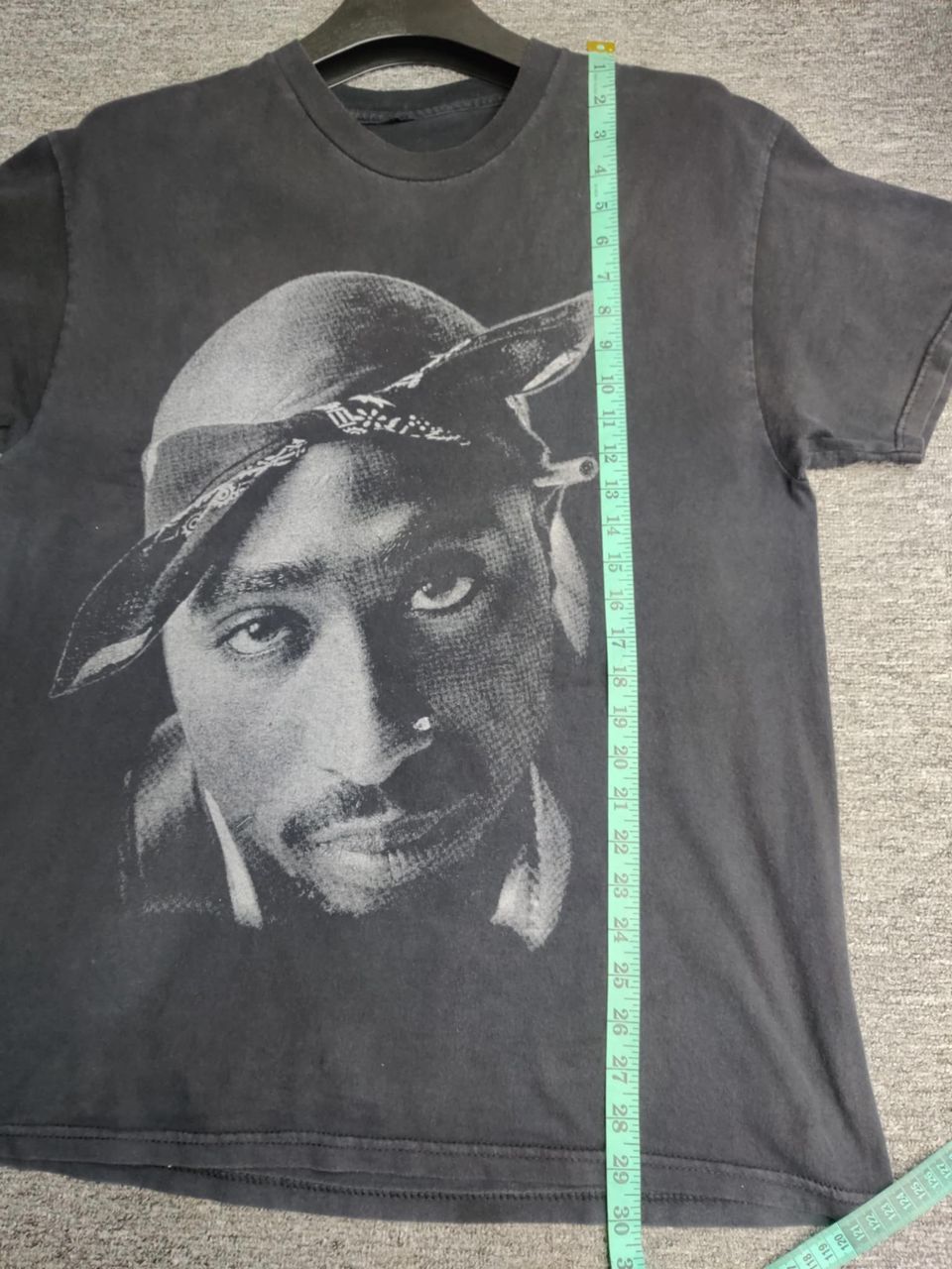 Rap Tees Vintage Tupac Shakur Overprint Rap Tee Tshirt Size US L / EU 52-54 / 3 - 8 Thumbnail
