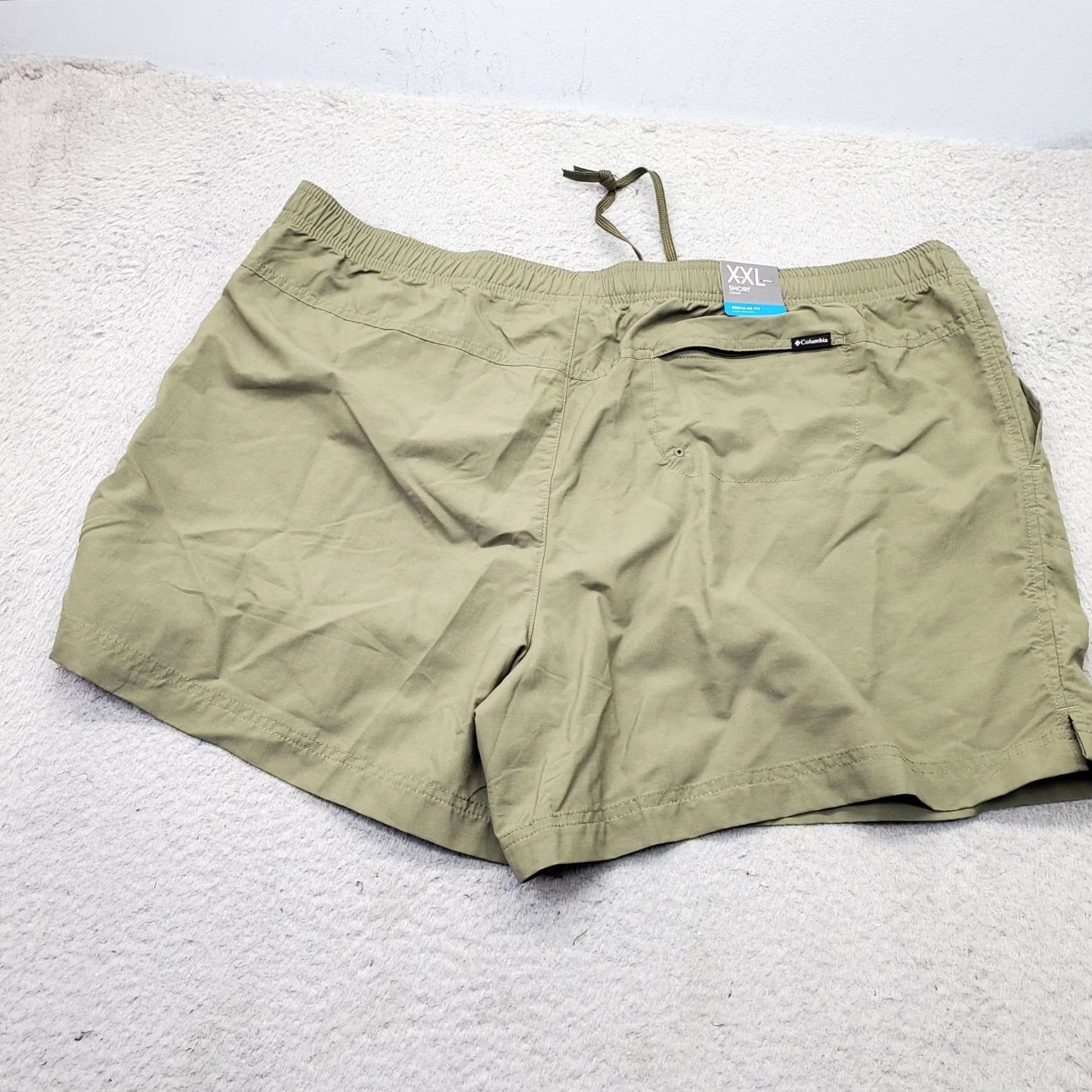 Vintage Columbia Womens Swim Trunk Shorts XXL Green Regular Fit Omni Shield Size 40" / US 18 - 2 Thumbnail