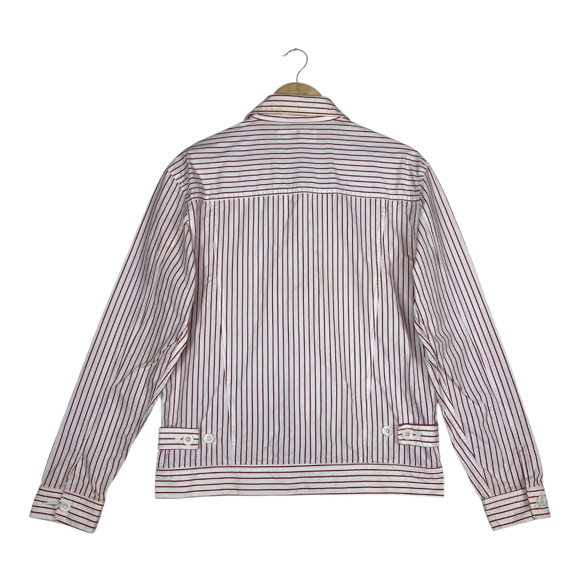 Denime 💥DENIME JAPAN TRUCKER WORKER STRIPPED JACKET Size US M / EU 48-50 / 2 - 5 Thumbnail