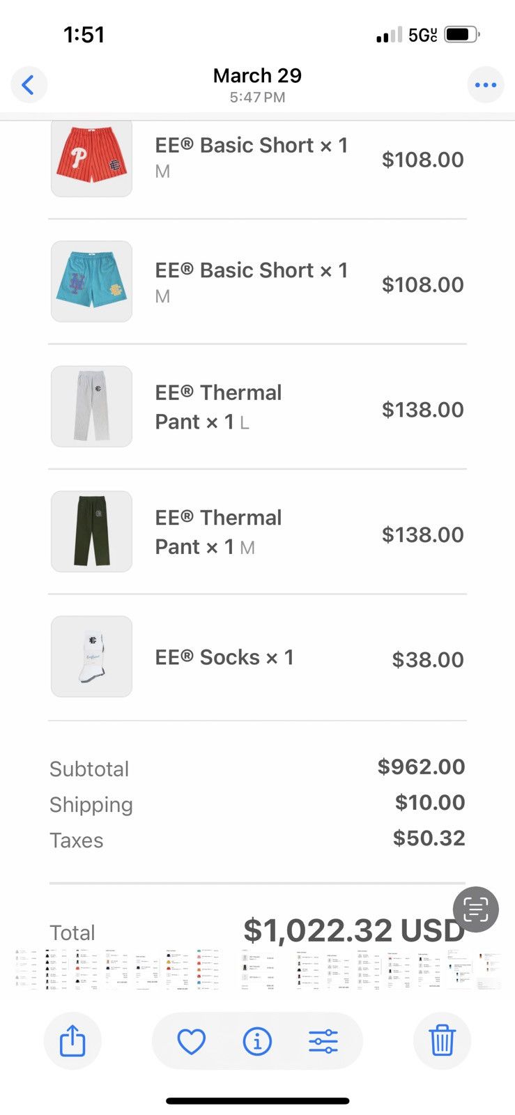Eric Emanuel Eric Emanuel EE green w black Thermal Pants medium Size US 30 / EU 46 - 2 Thumbnail
