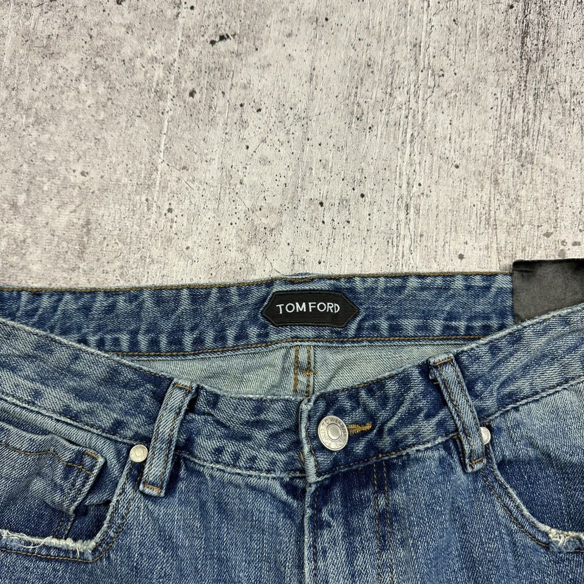 Tom Ford Tom Ford Vintage Distressed Style Denim Jeans Pants Size US 35 - 7 Thumbnail