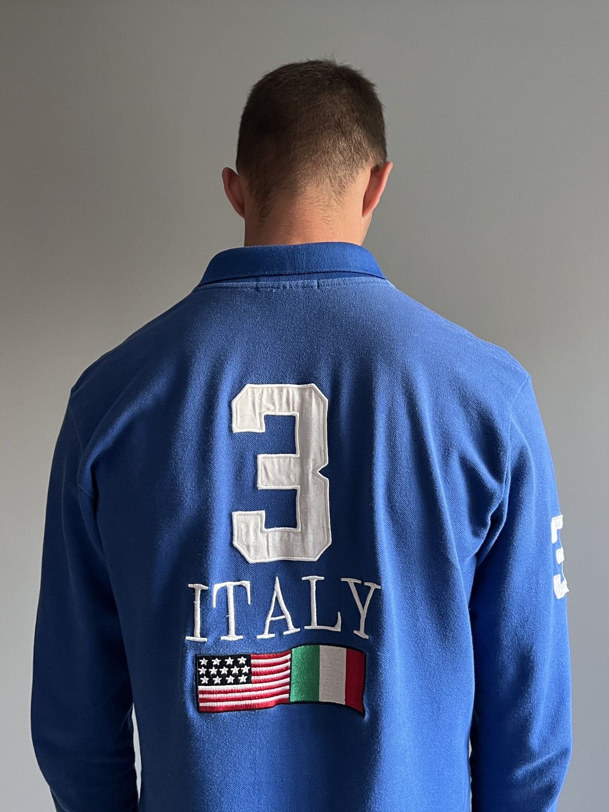 Polo Ralph Lauren Polo Ralph Lauren Italy Chief Keef Vntg Longsleeve Big Pony Size US M / EU 48-50 / 2 - 15 Thumbnail