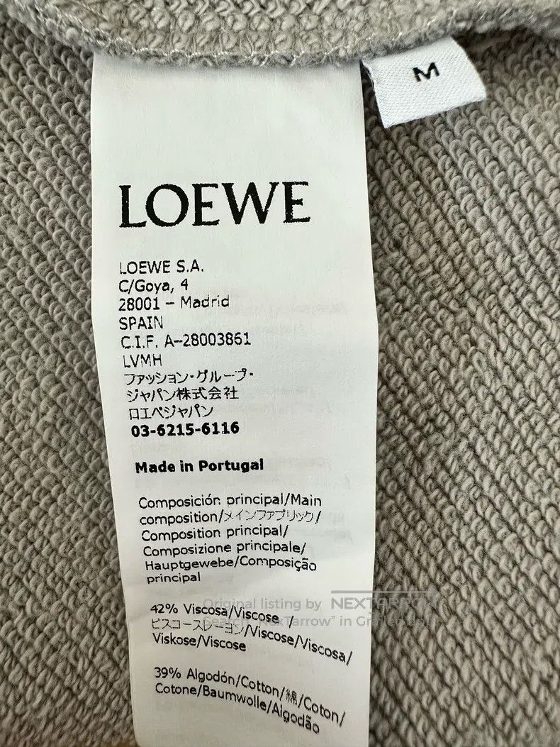 Loewe Loewe Chest Embroidered Round Neck Sports Hoodie Size M / US 6-8 / IT 42-44 - 6 Thumbnail