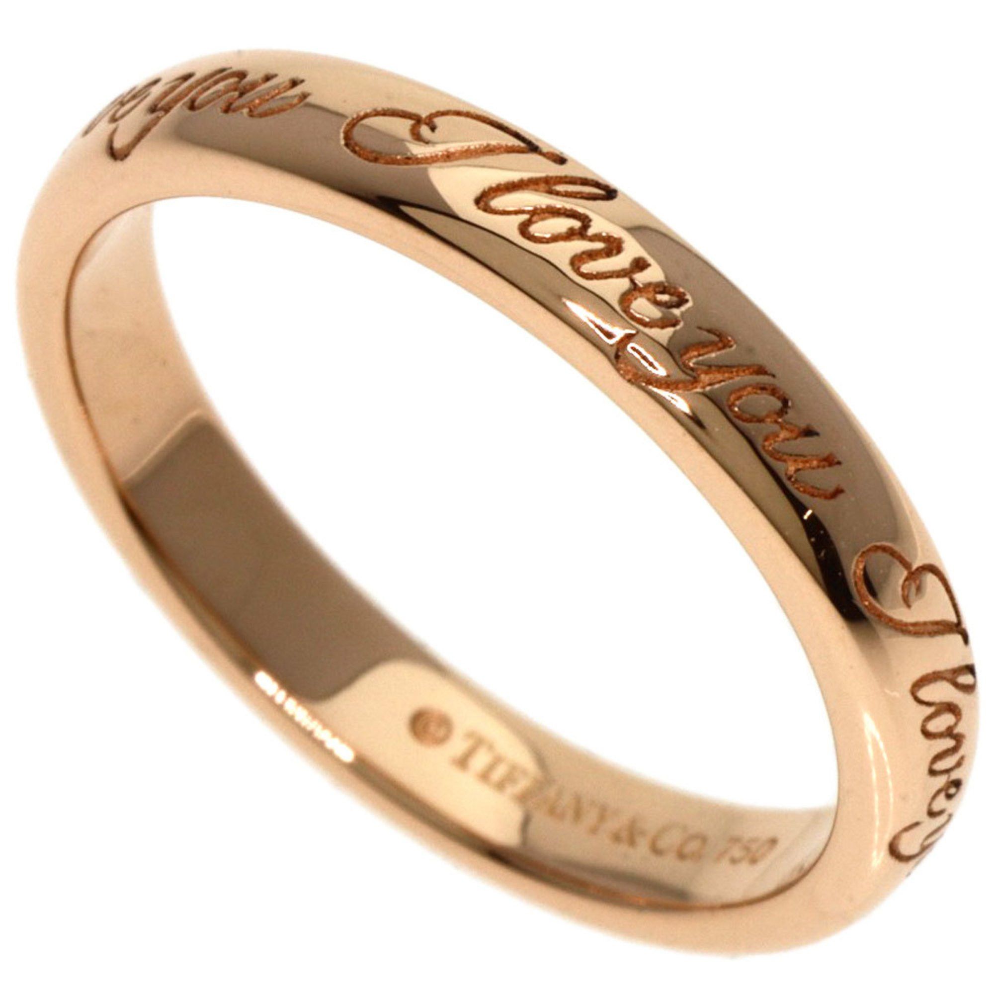 Tiffany & Co. Tiffany Notes I Love You Ring, 18K Pink Gold 