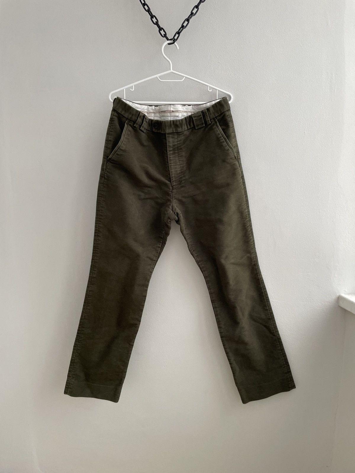 Barbour Barbour Suede Green Pants Tousers Chino Joggers Size US 34 / EU 50 - 1 Thumbnail