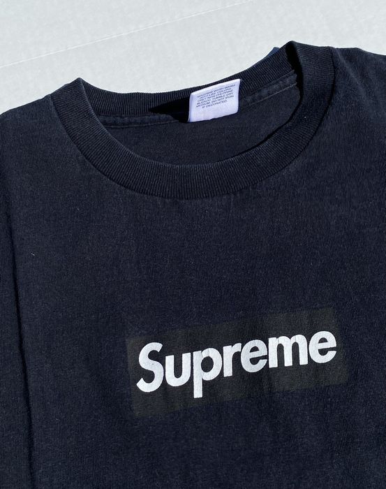 Supreme Supreme Black Box Logo Tee 2003 Grailed