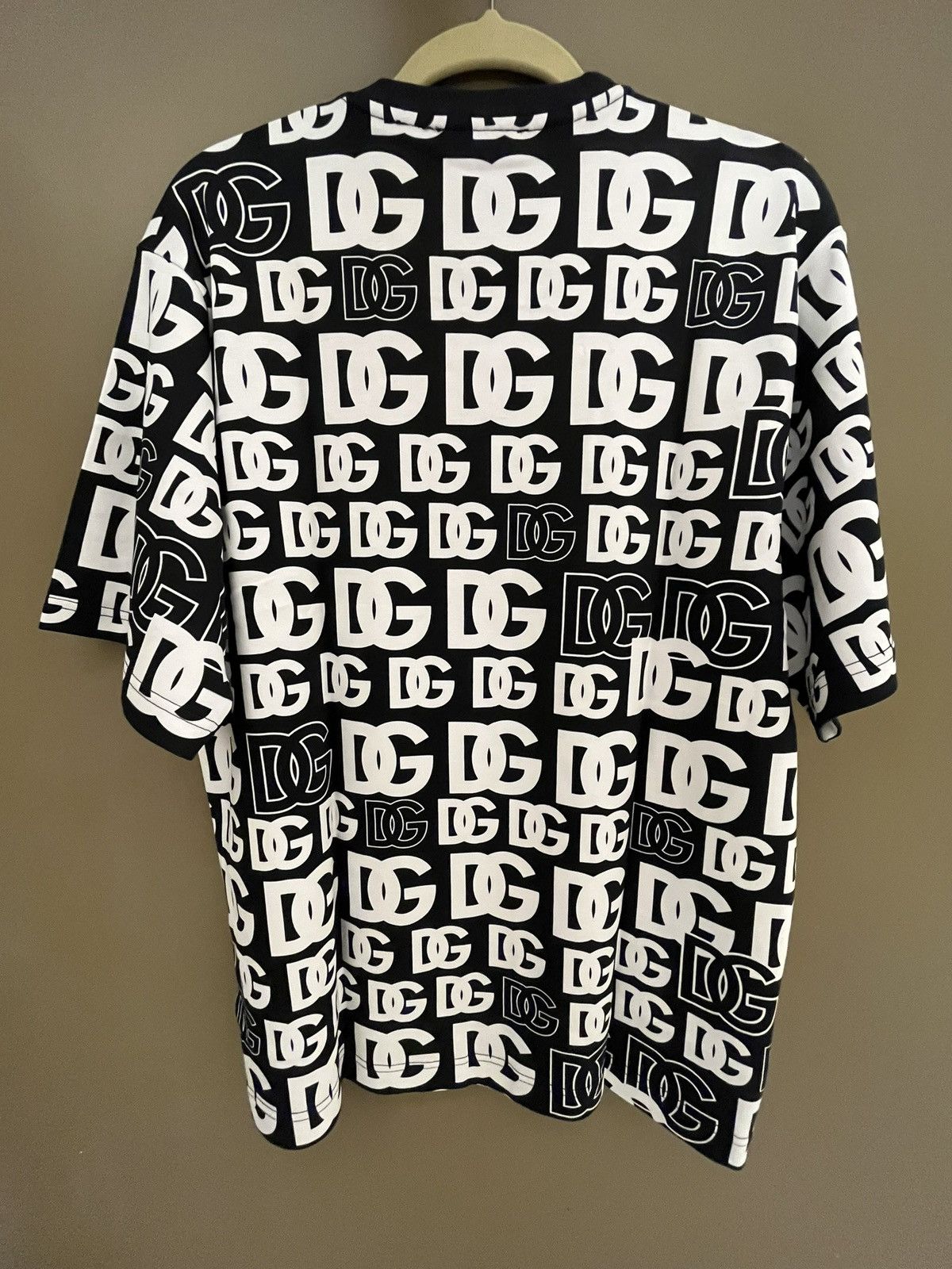 Dolce & Gabbana all-over DG logo-print T-shirt Size US M / EU 48-50 / 2 - 2 Thumbnail