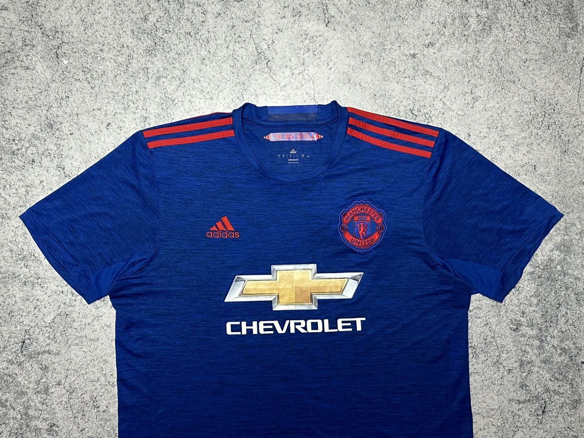 Adidas Manchester United Adidas 2016 Away Soccer Jersey Size US L / EU 52-54 / 3 - 2 Thumbnail