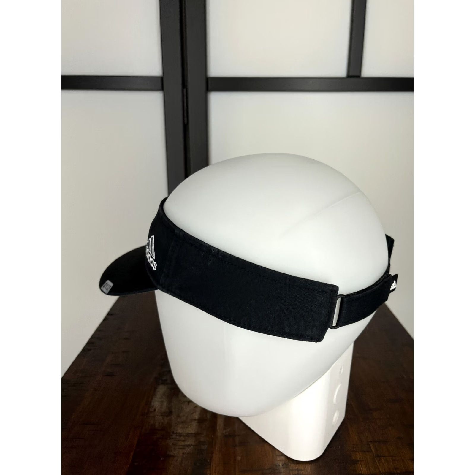 Adidas Adidas Visor Black Twill Cotton Climalite Adjustable One Size Baseball Golf Hat Cap Unisex Adults Men Women Mens Womens Boys Girls Size ONE SIZE - 5 Thumbnail